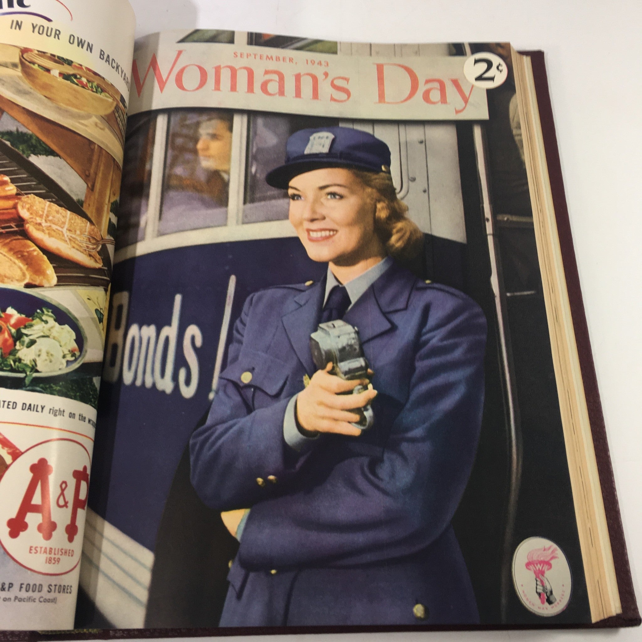 1943 Woman's Day Magazine Complete Year Round In One Book Compilation