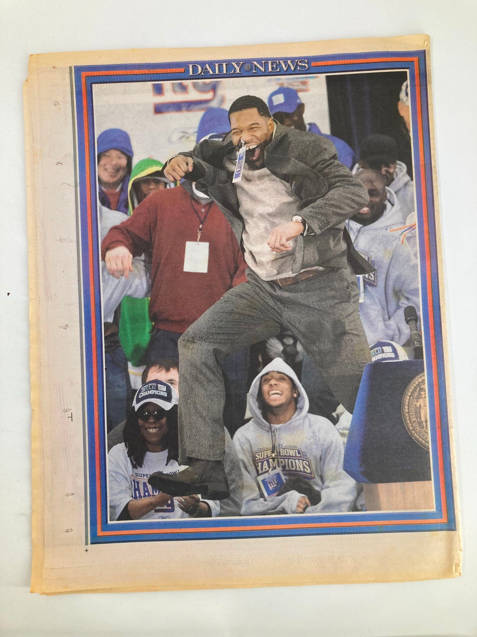 Daily News Newspaper February 10 2008 A Season To Remember featuring a lively celebration with fans showcasing their excitement.