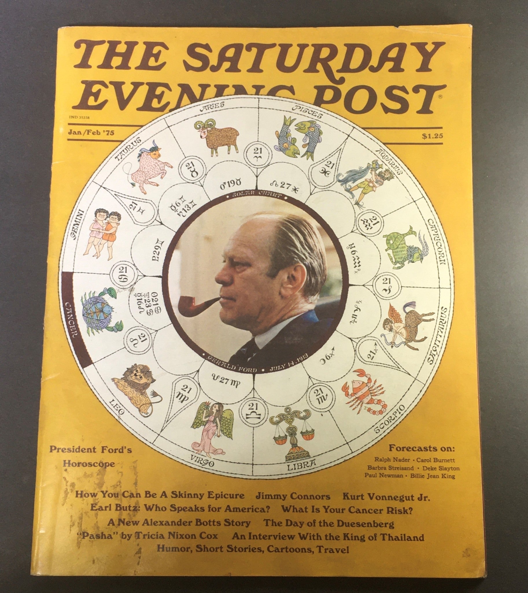 VTG The Saturday Evening Post January-February 1975 - Gerald Ford, July 14 1973