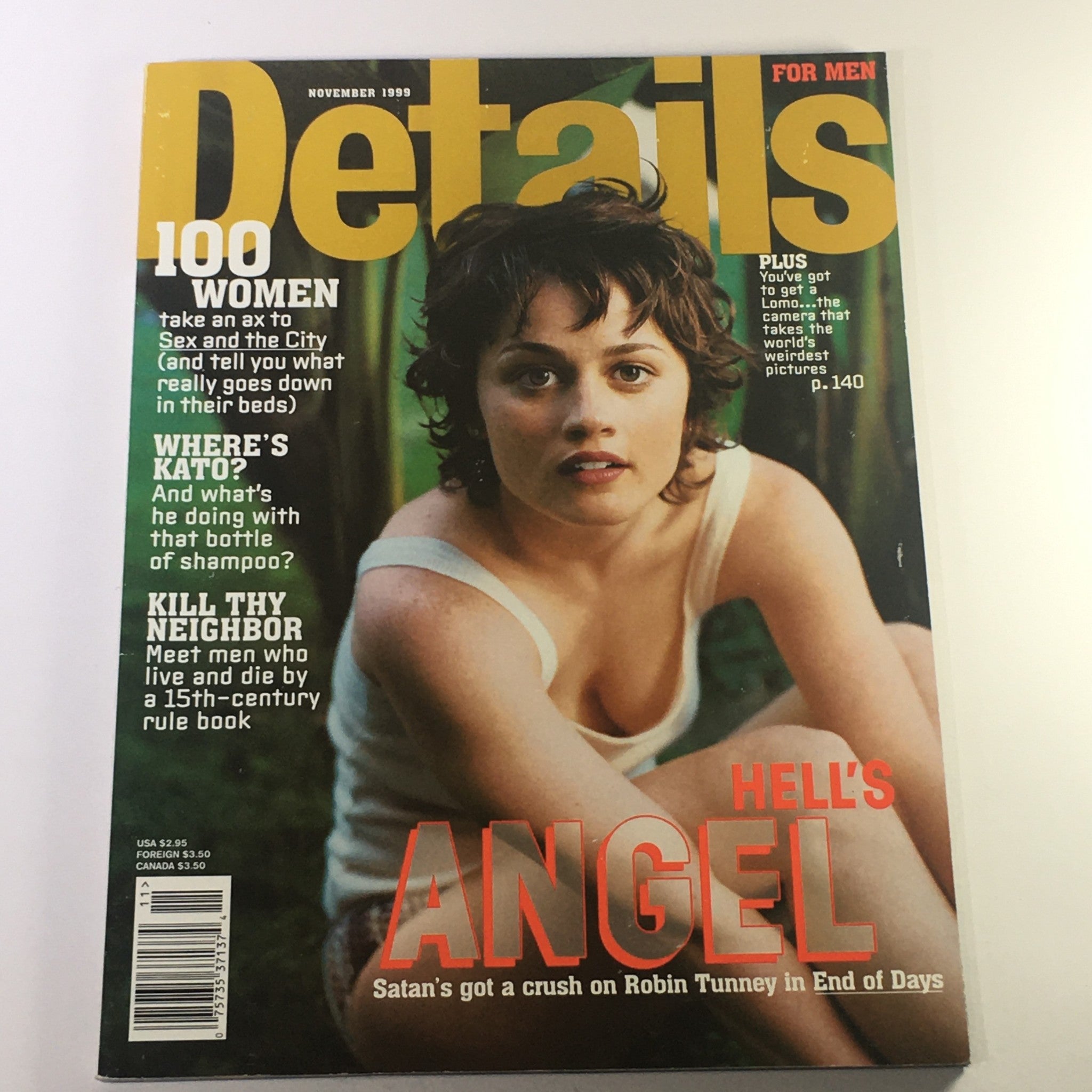 Details Magazine November 1999 - Hell's Angel Satan's Got Crush on Robin Tunney