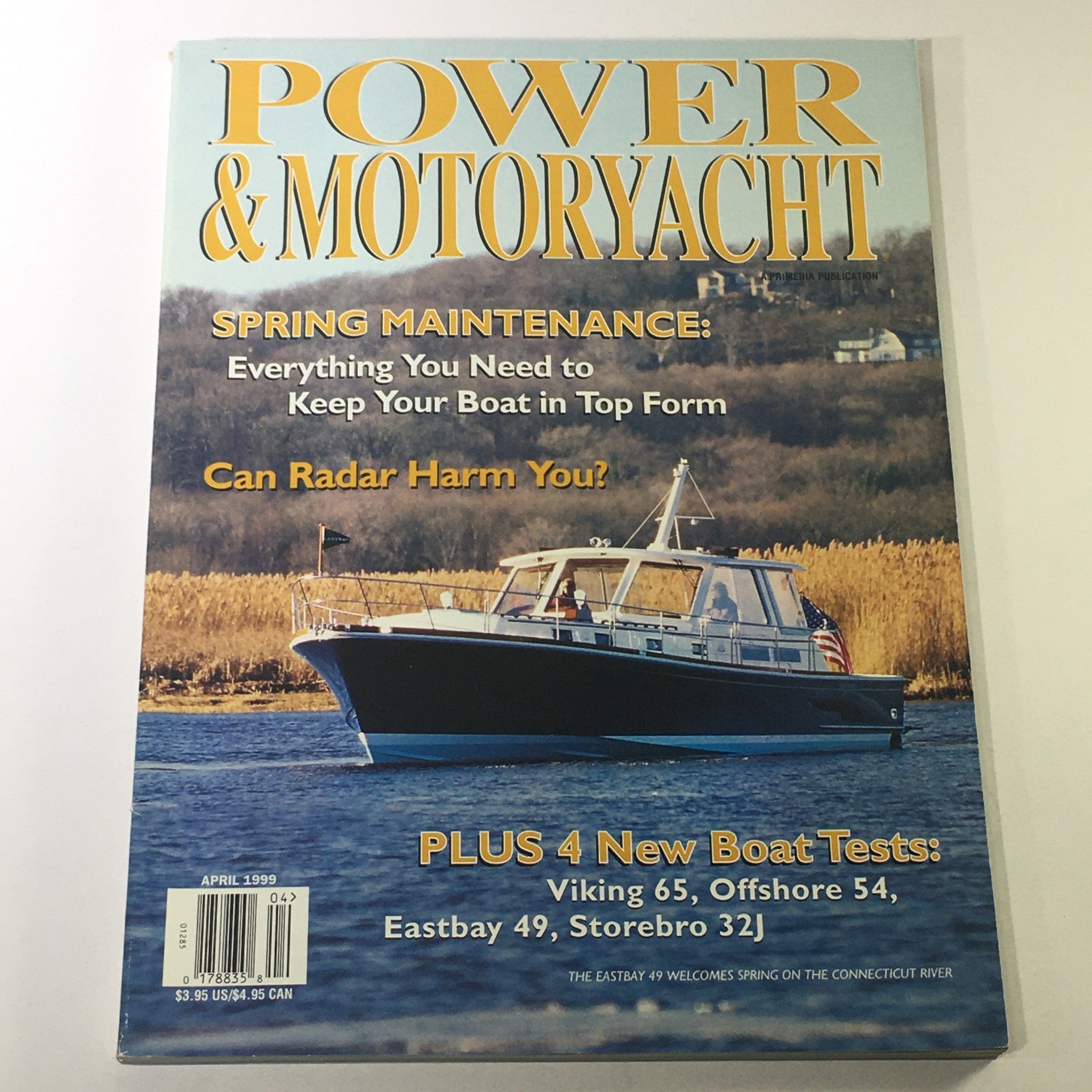 Power & Motoryacht Magazine April 1999 - Viking 65 and Offshore 54 Boat Tests