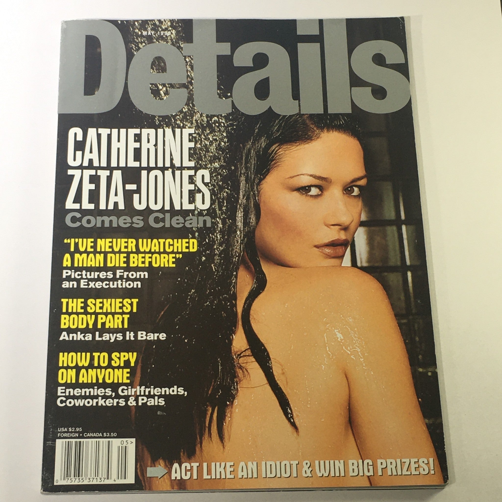 Details Magazine May 1999 - Catherine Zeta-Jones Comes Clean / Anka Lays it Bare