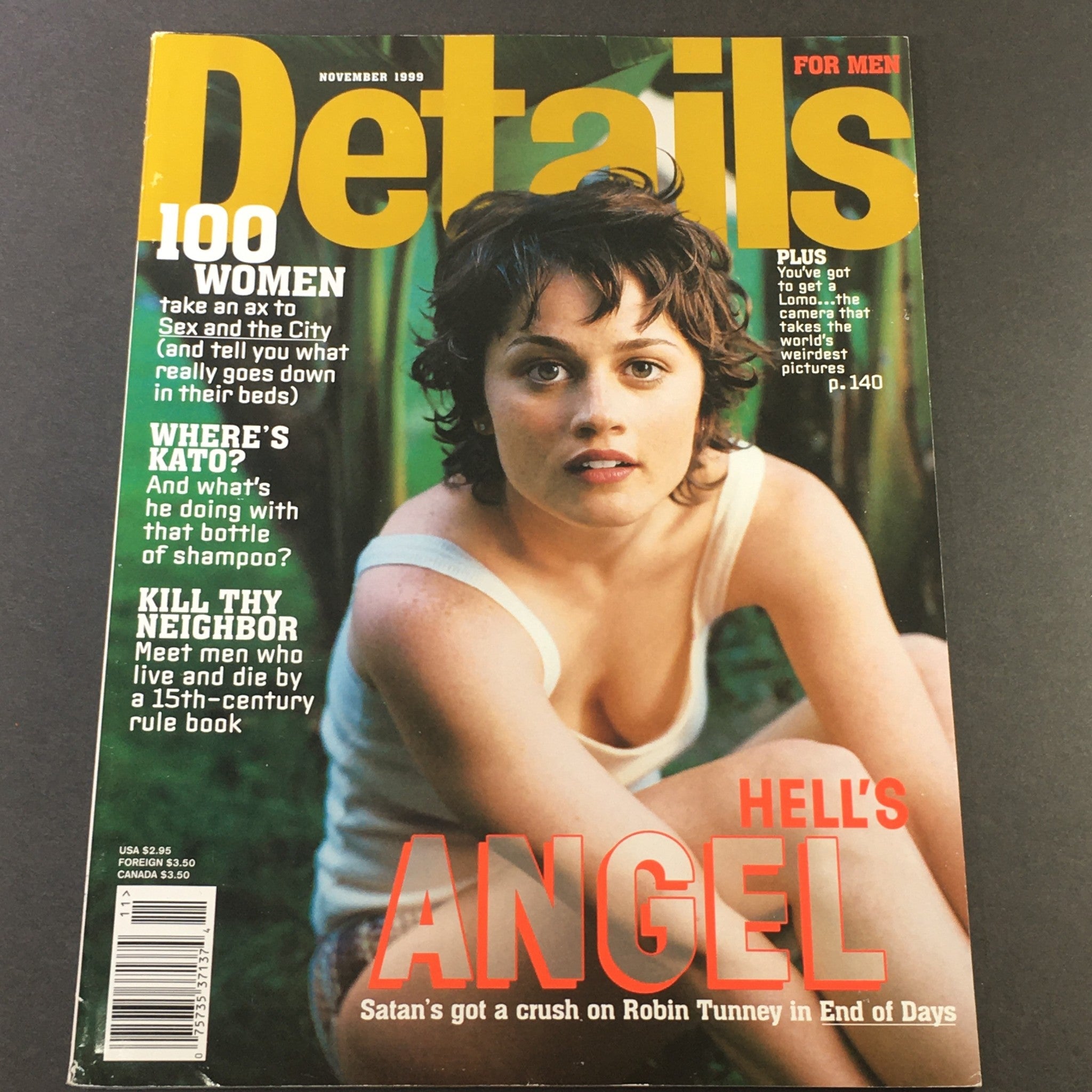 Details Magazine November 1999 - Robin Tunney Cover / A 15th Century Rule Book