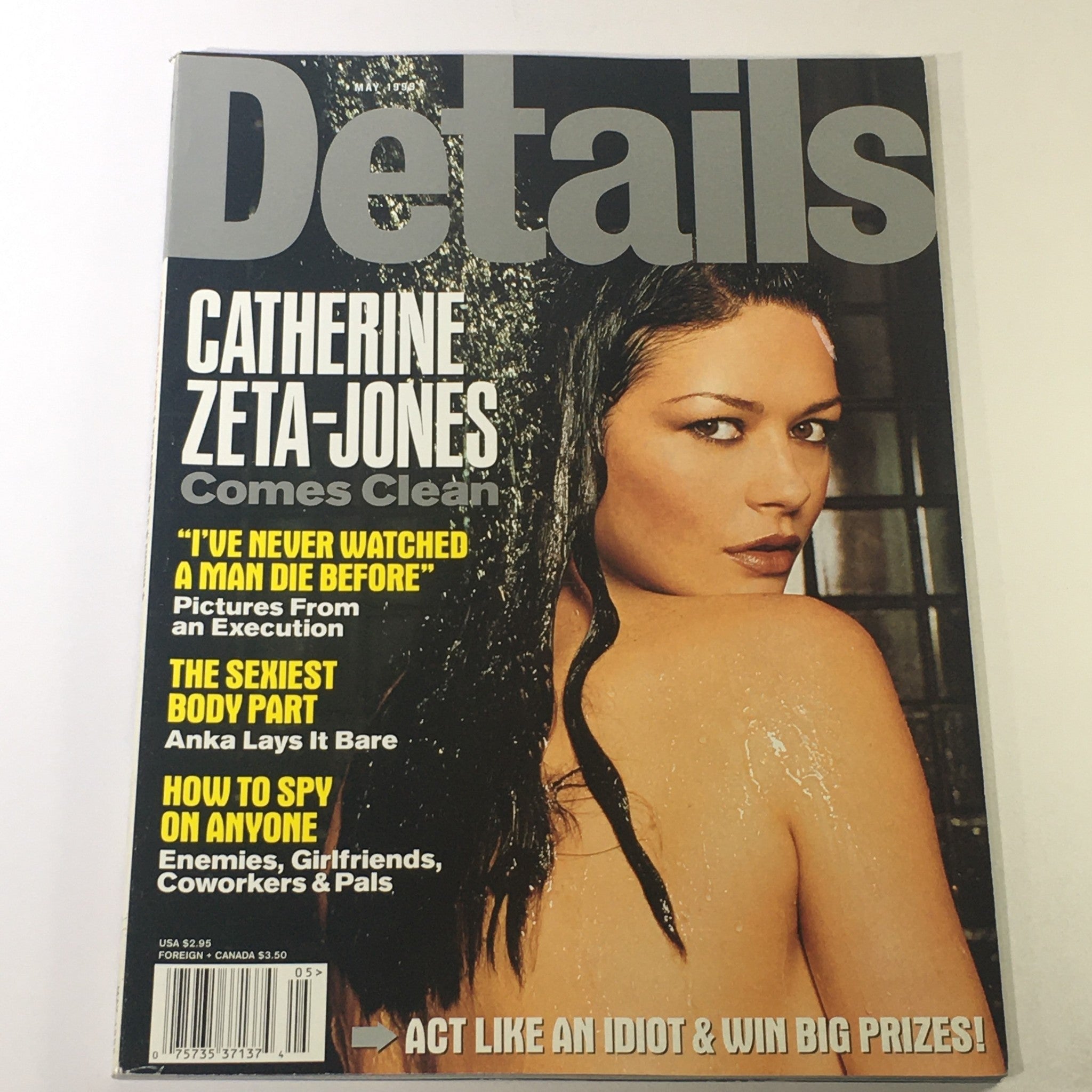 Details Magazine May 1999 - Catherine Zeta-Jones / The Sexiest Body Part by Anka