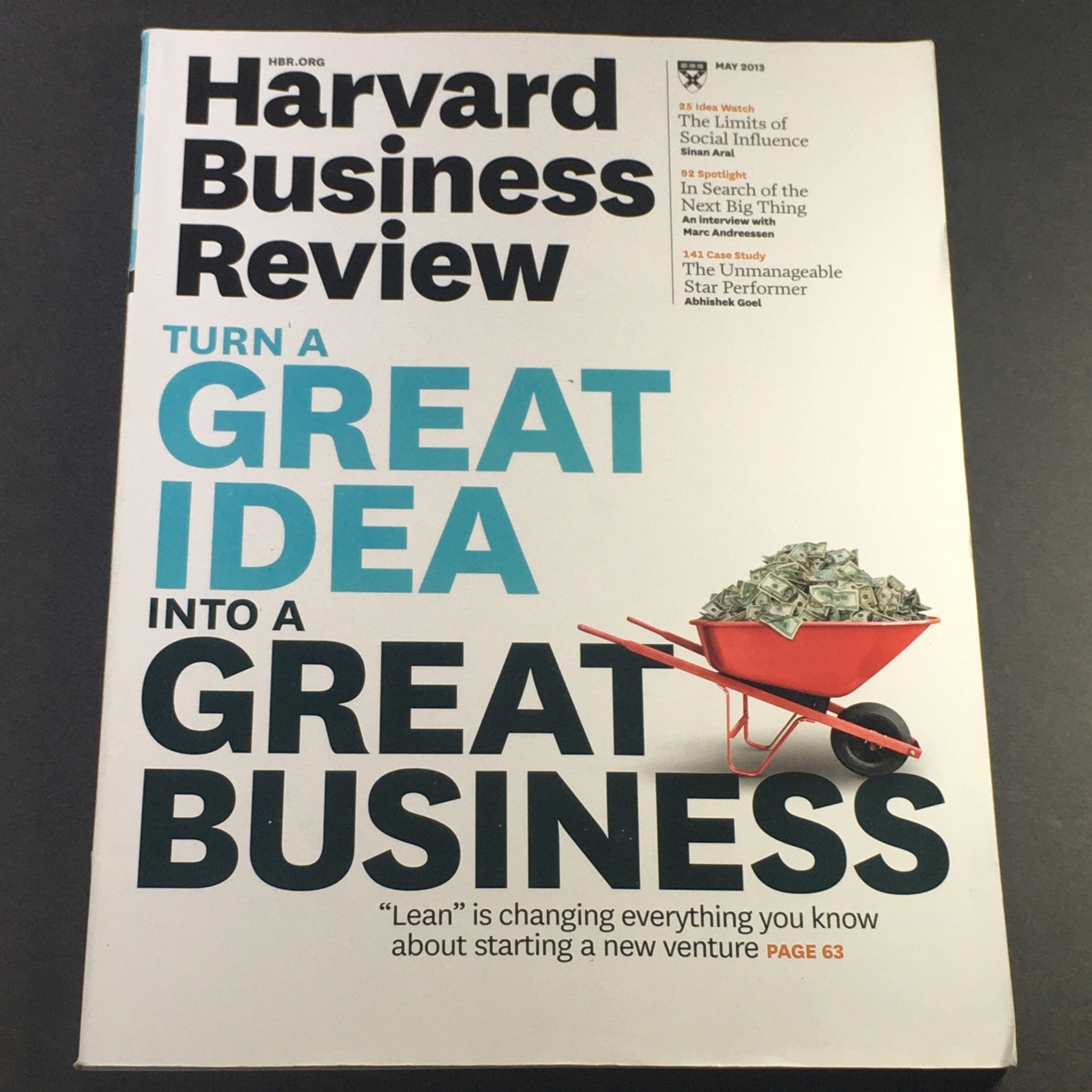 Harvard Business Review May 2013 - Turn Great Idea into a Great Business