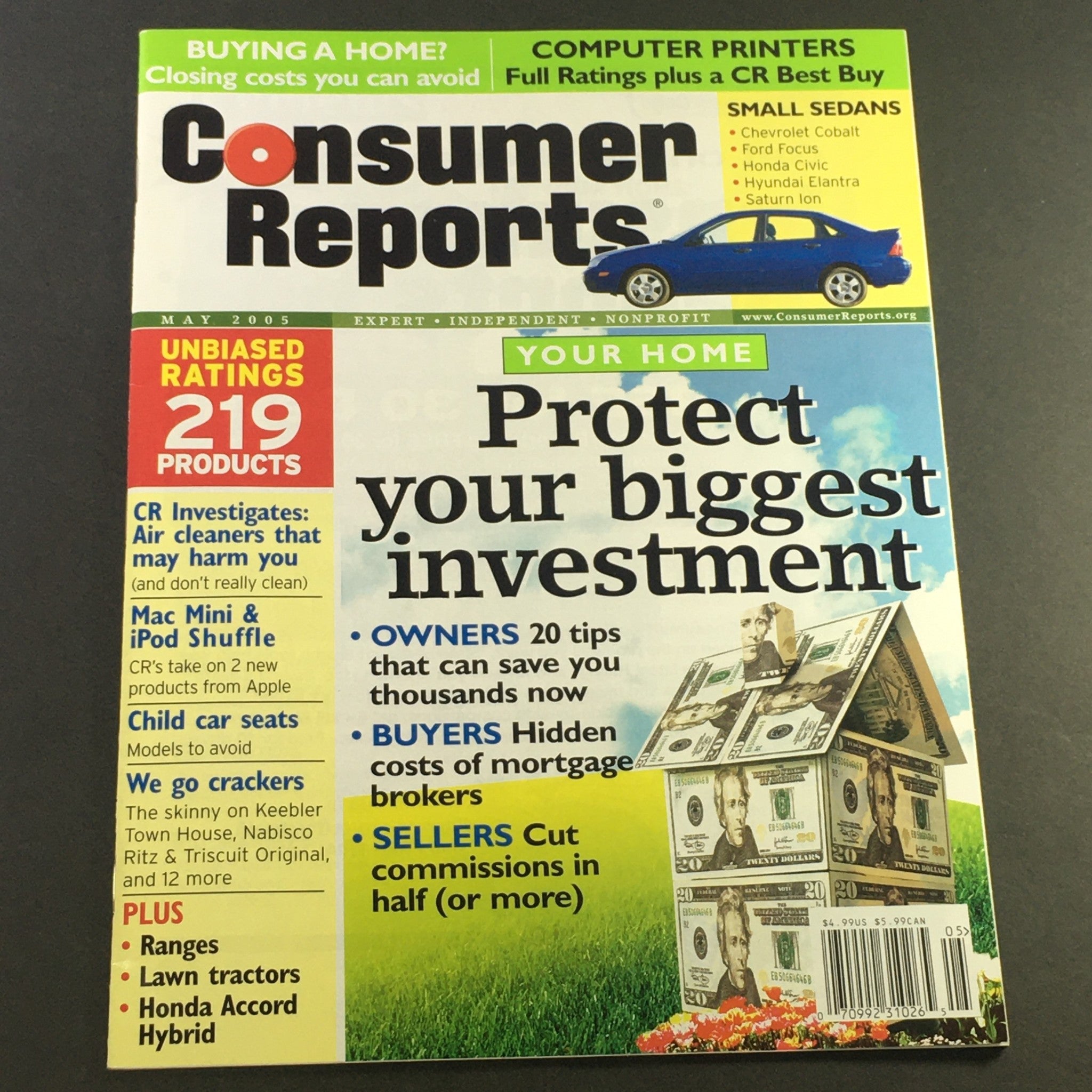 Consumer Reports Magazine May 2005 - Buying A Home, Small Sedans & Computers