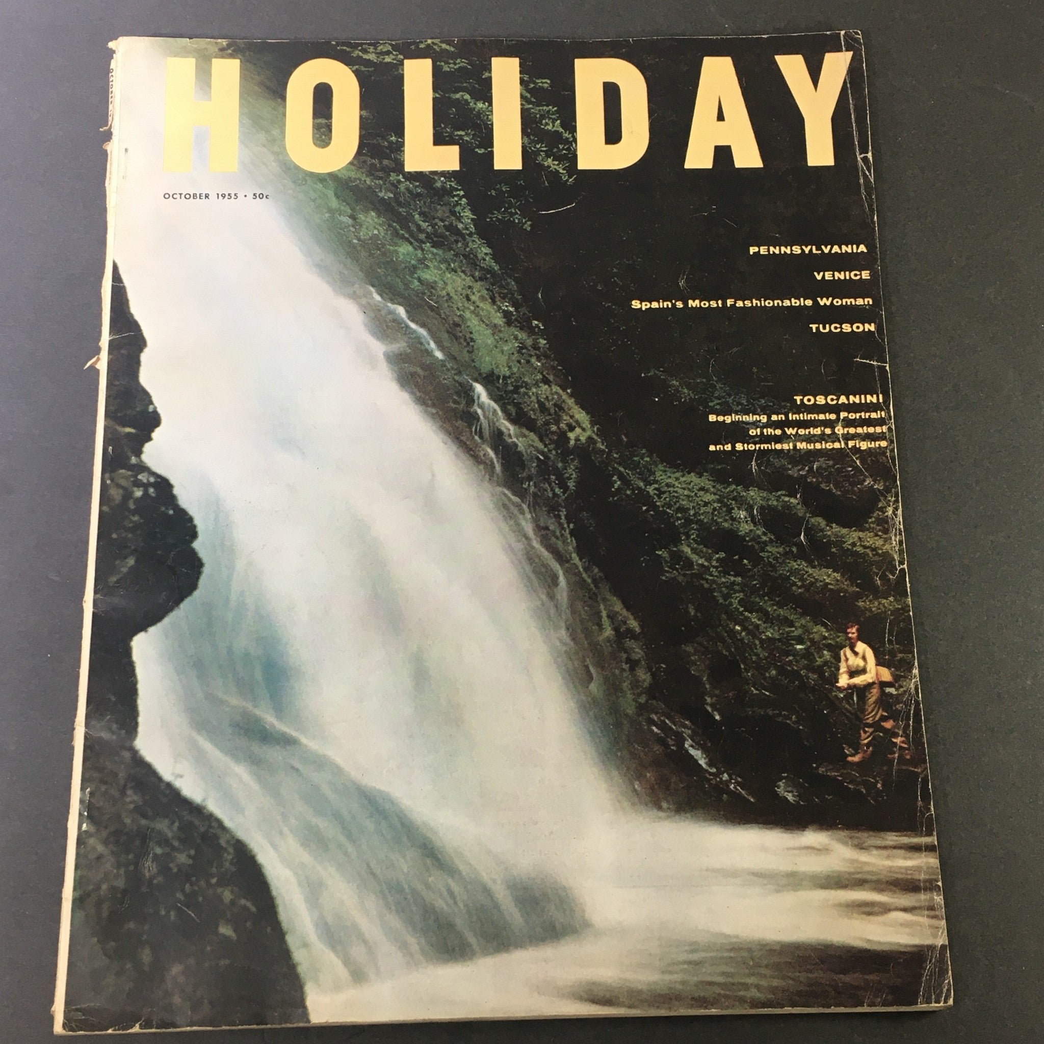 VTG Holiday Magazine October 1955 - Pennsylvania / Venice / Tucson / Tuscanini