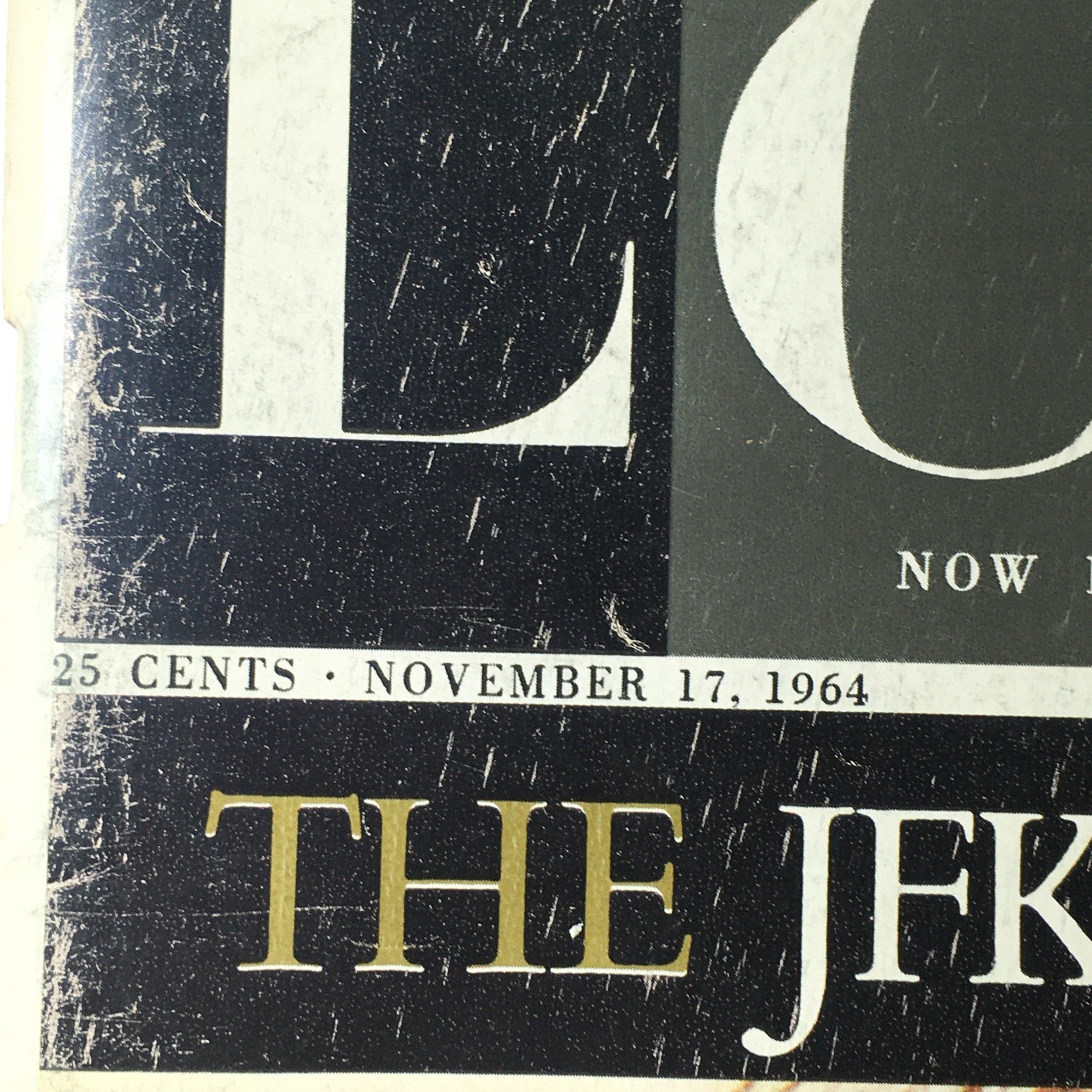 VTG Look Magazine November 17 1964 - JFK Memorial Issue / Jacky & John Jr.