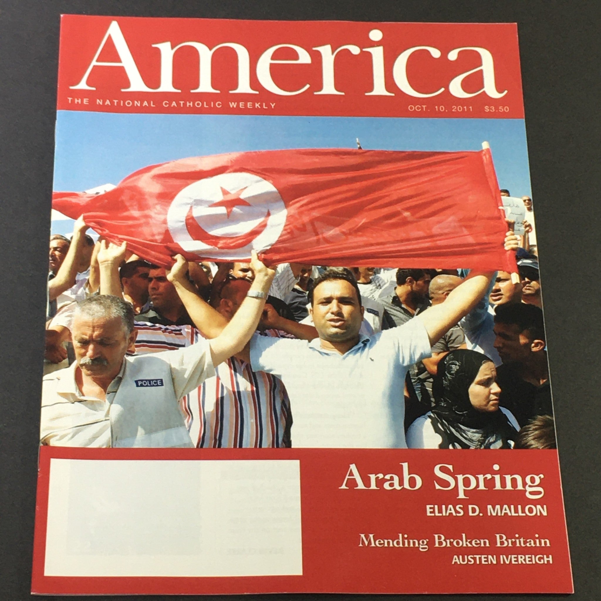 America The National Catholic Weekly October 10 2011 - Arab Spring Elias Mallon