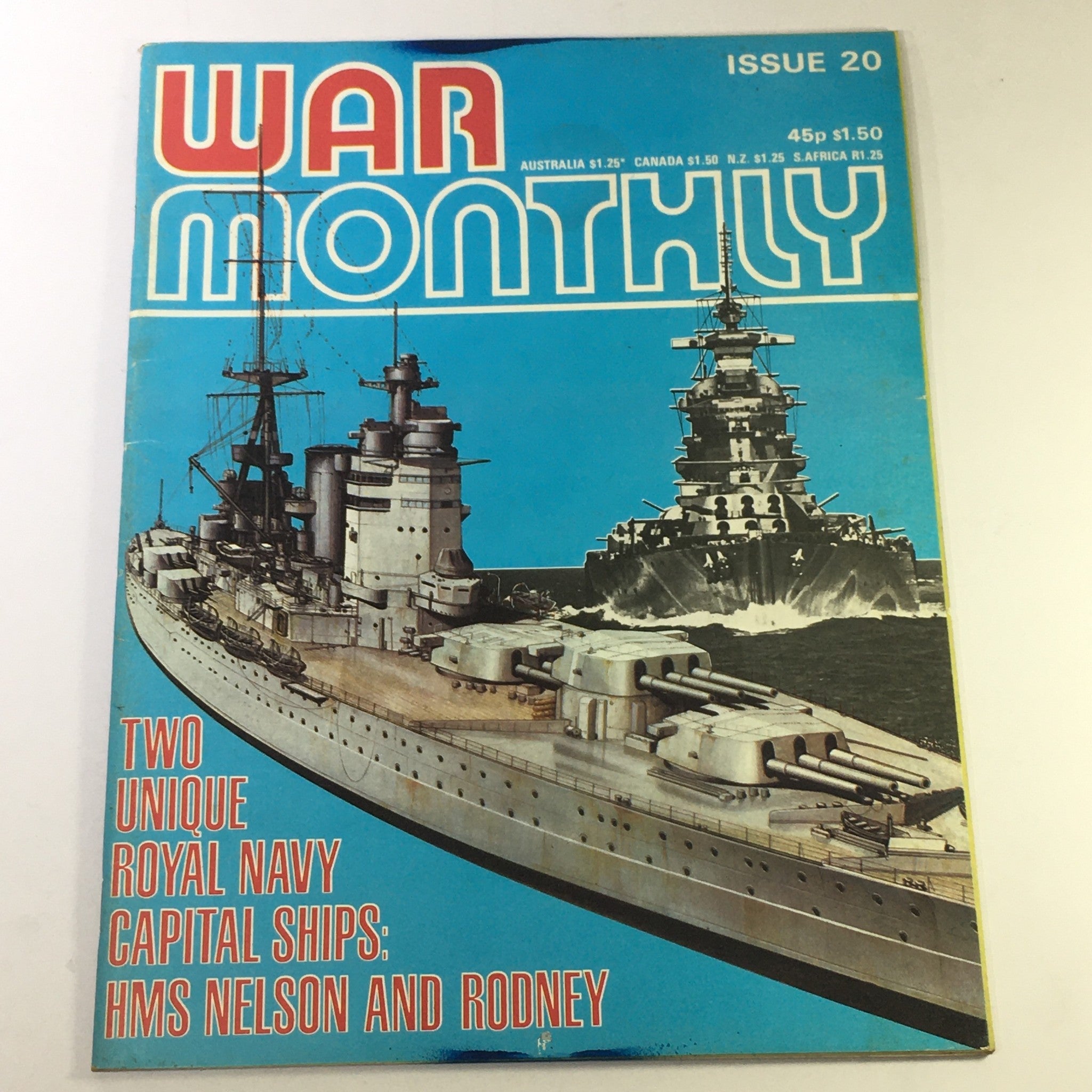 VTG War Monthly Magazine Issue 20 - Royal Navy Capital Ships HMS Nelson & Rodney