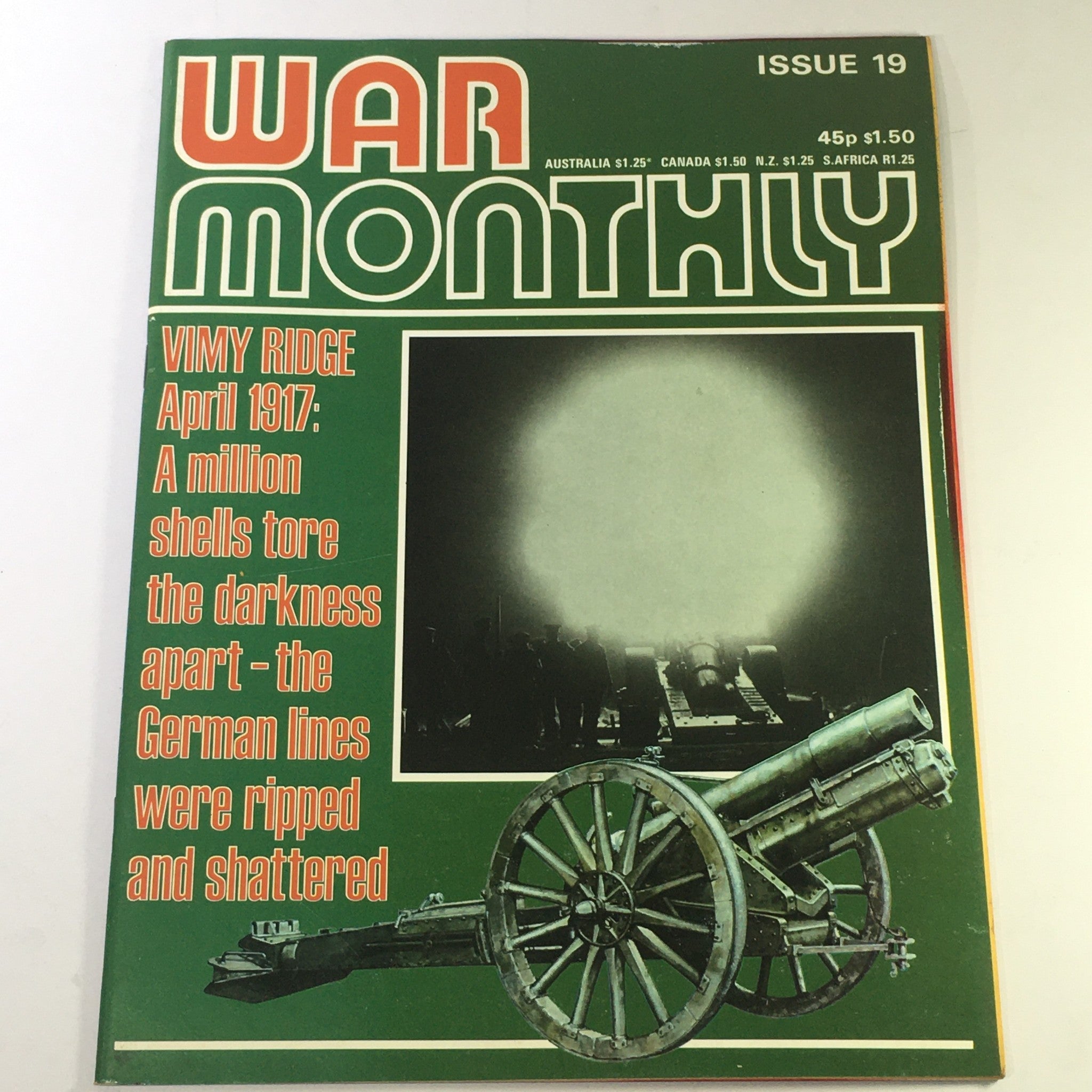 VTG War Monthly Magazine Issue 19 October 1975 - Escadrille Lafayette / Scheldt