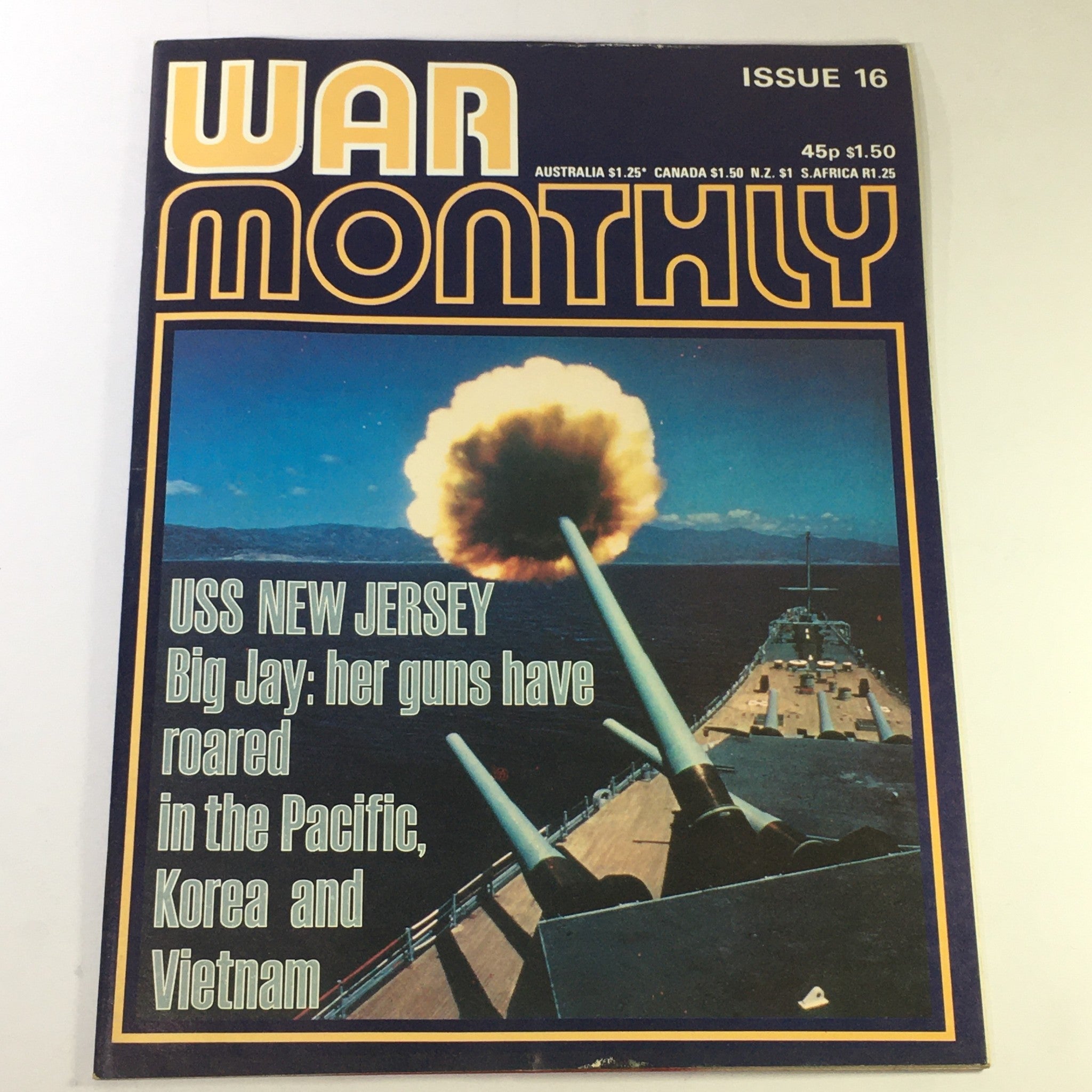 VTG War Monthly Magazine Issue 16 July 1975 - USS New Jersey / Dornier 217