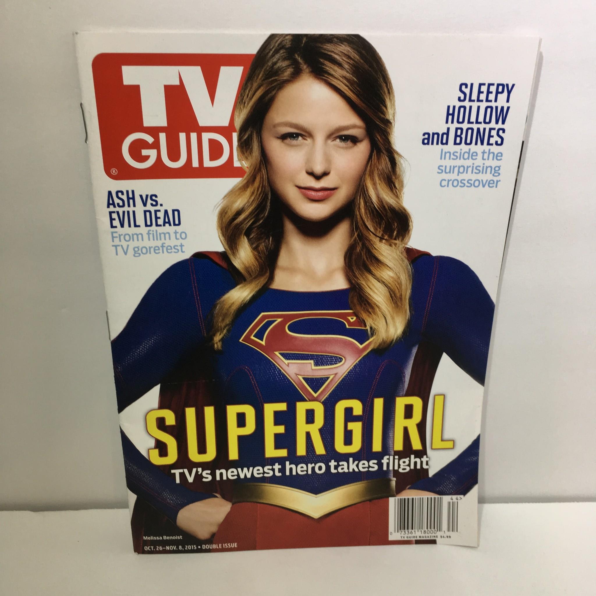TV Guide Oct 26-Nov 8 2015 Double Issue SuperGirl Melissa Benoist Cover