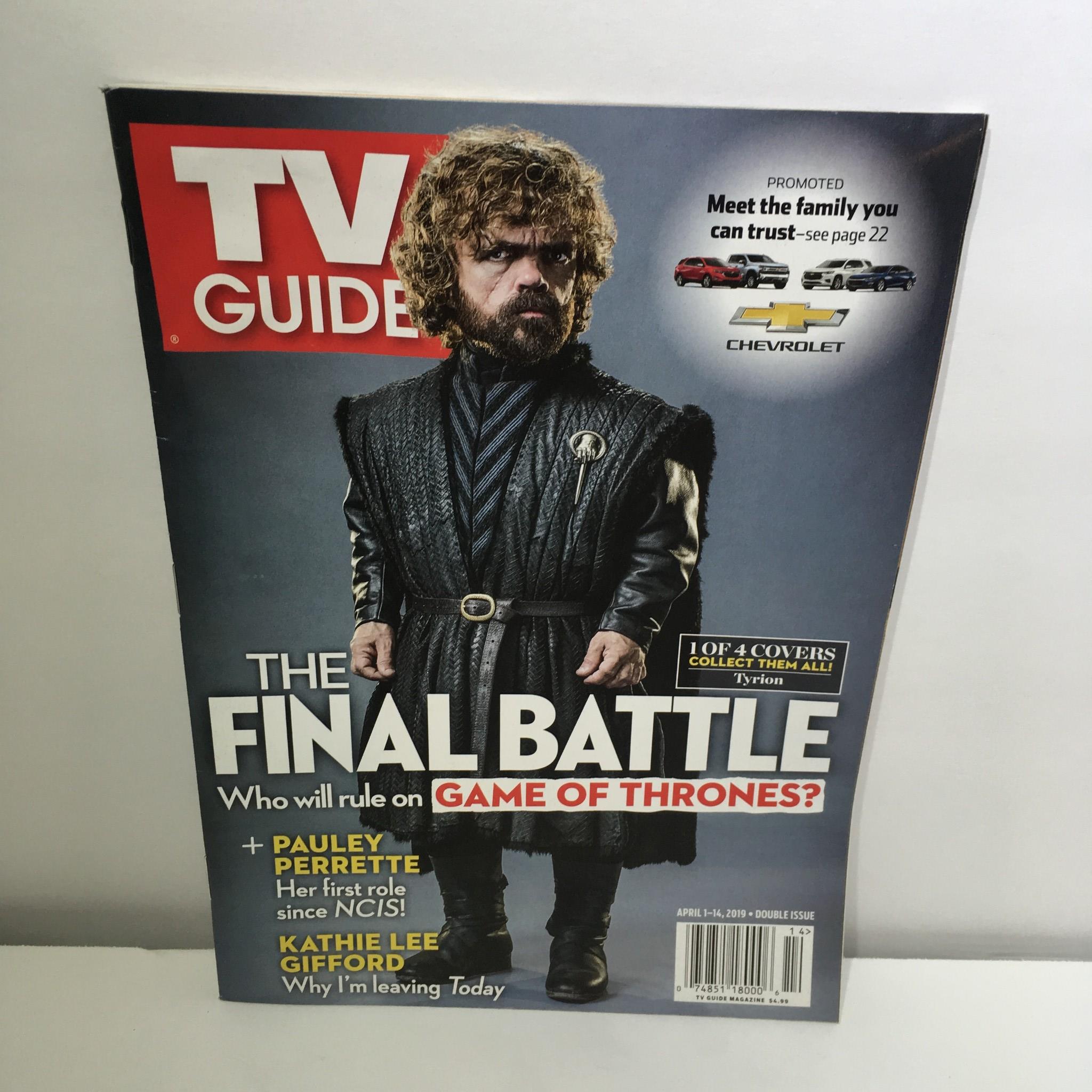 TV Guide Feb 1-14 2019 Double Issue The Final Battle GOT Peter Dinklage