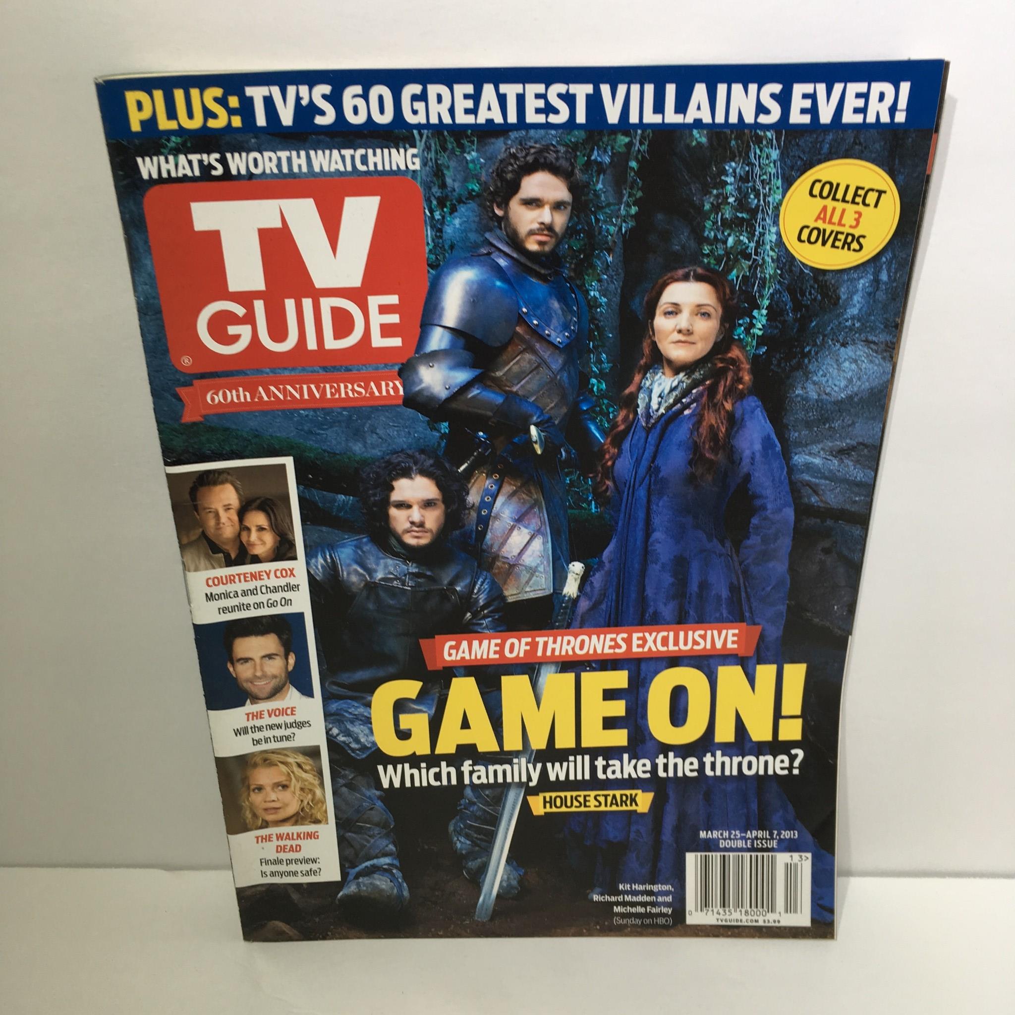 TV Guide March 25-April 7 2013 Double Issue Game Of Thrones Exclusive