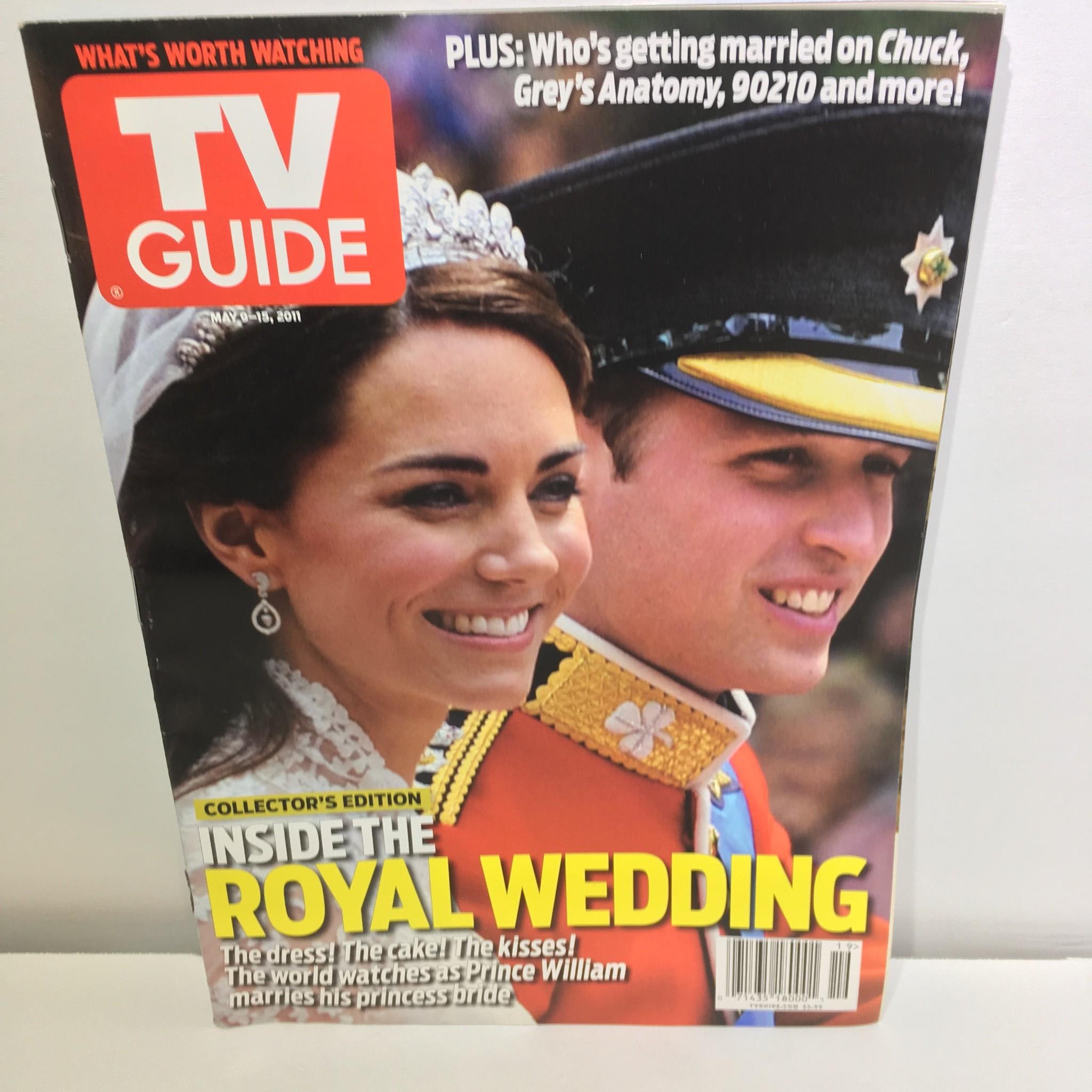 TV Guide May 9-15 2011 The Royal Wedding Prince William & Kate Middleton