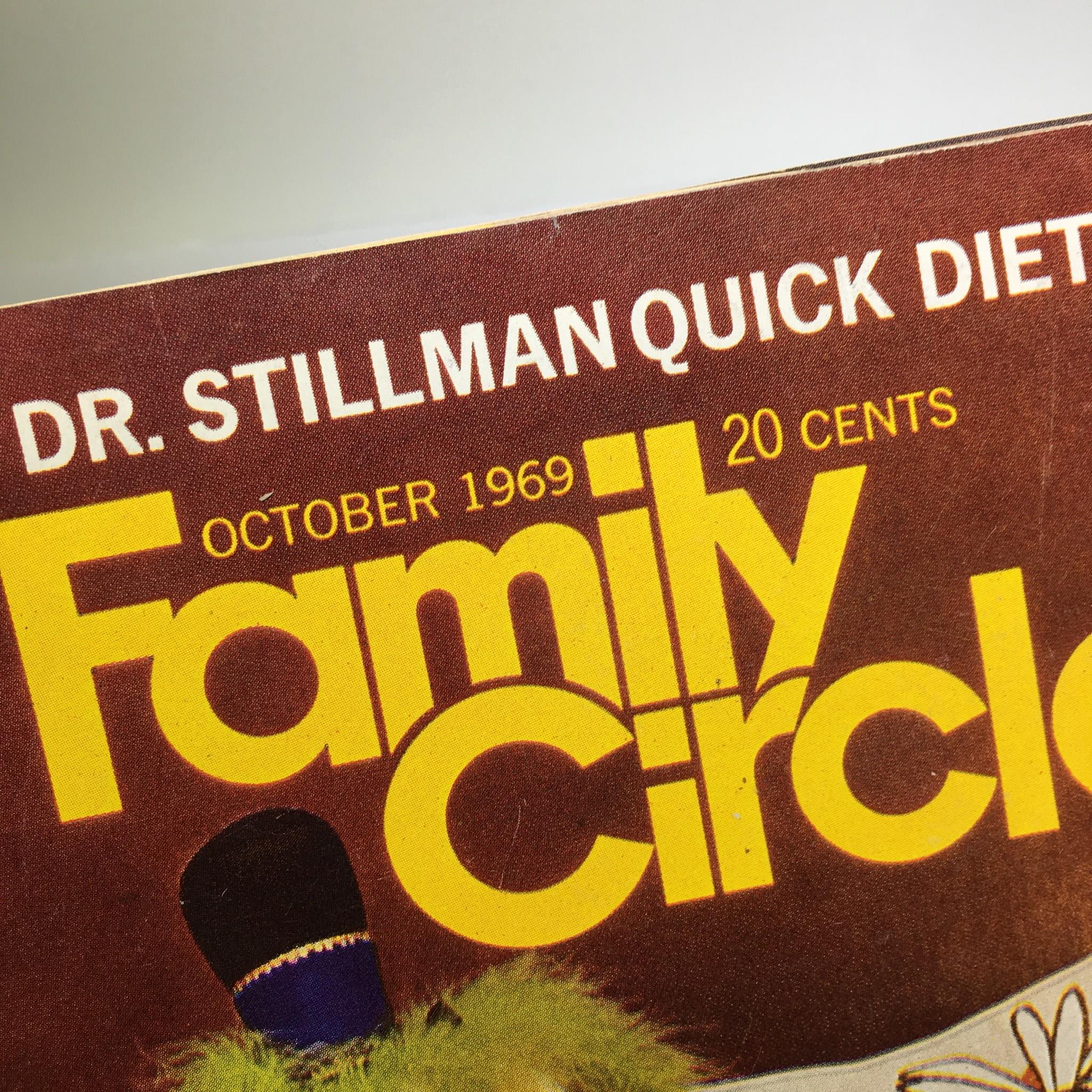 Family Circle Magazine October 1969 Inches Off! New Dr. Stillman Quick Diet