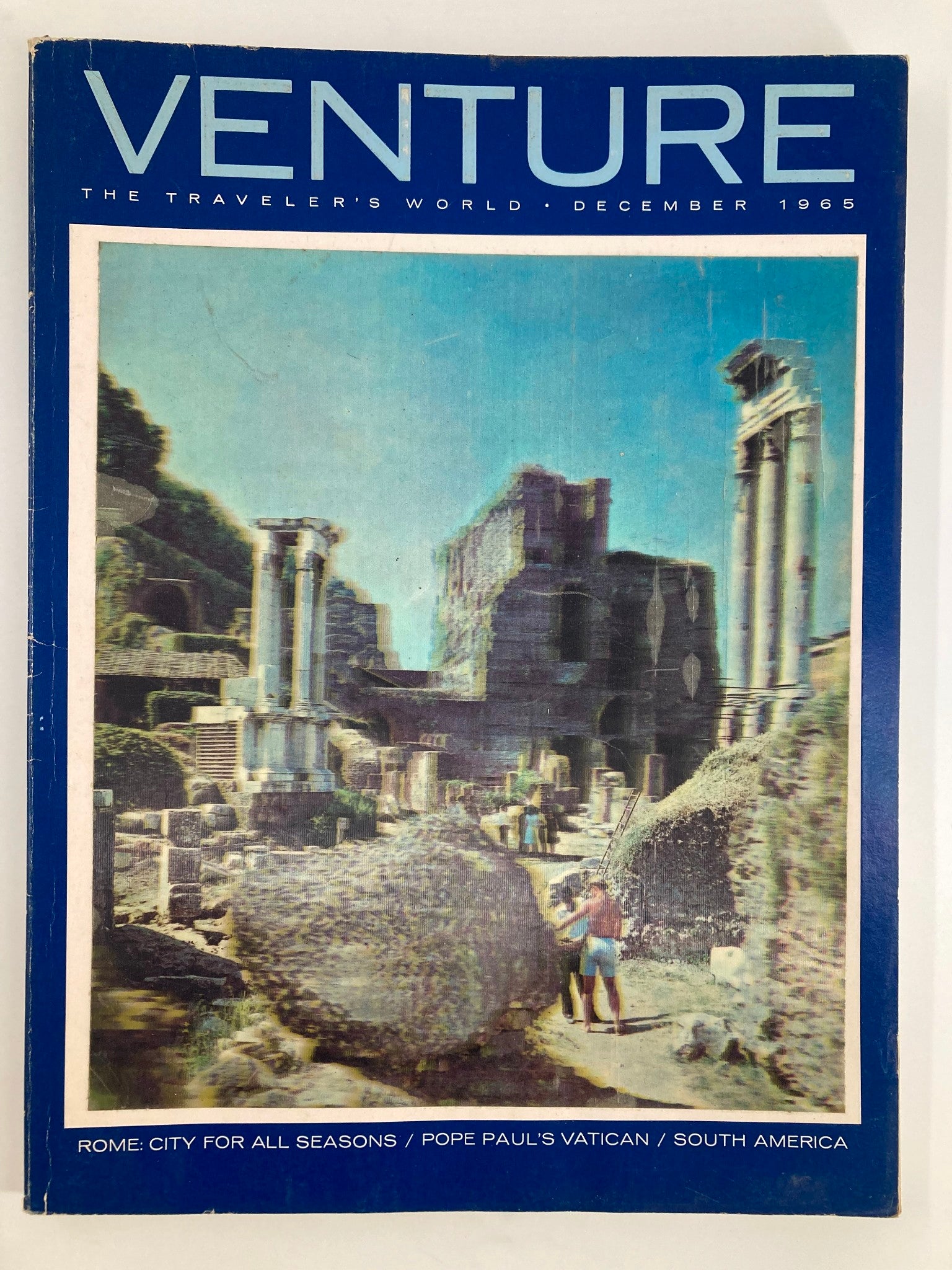 VTG Venture Magazine December 1965 Pope Paul's Vacation & South America No Label