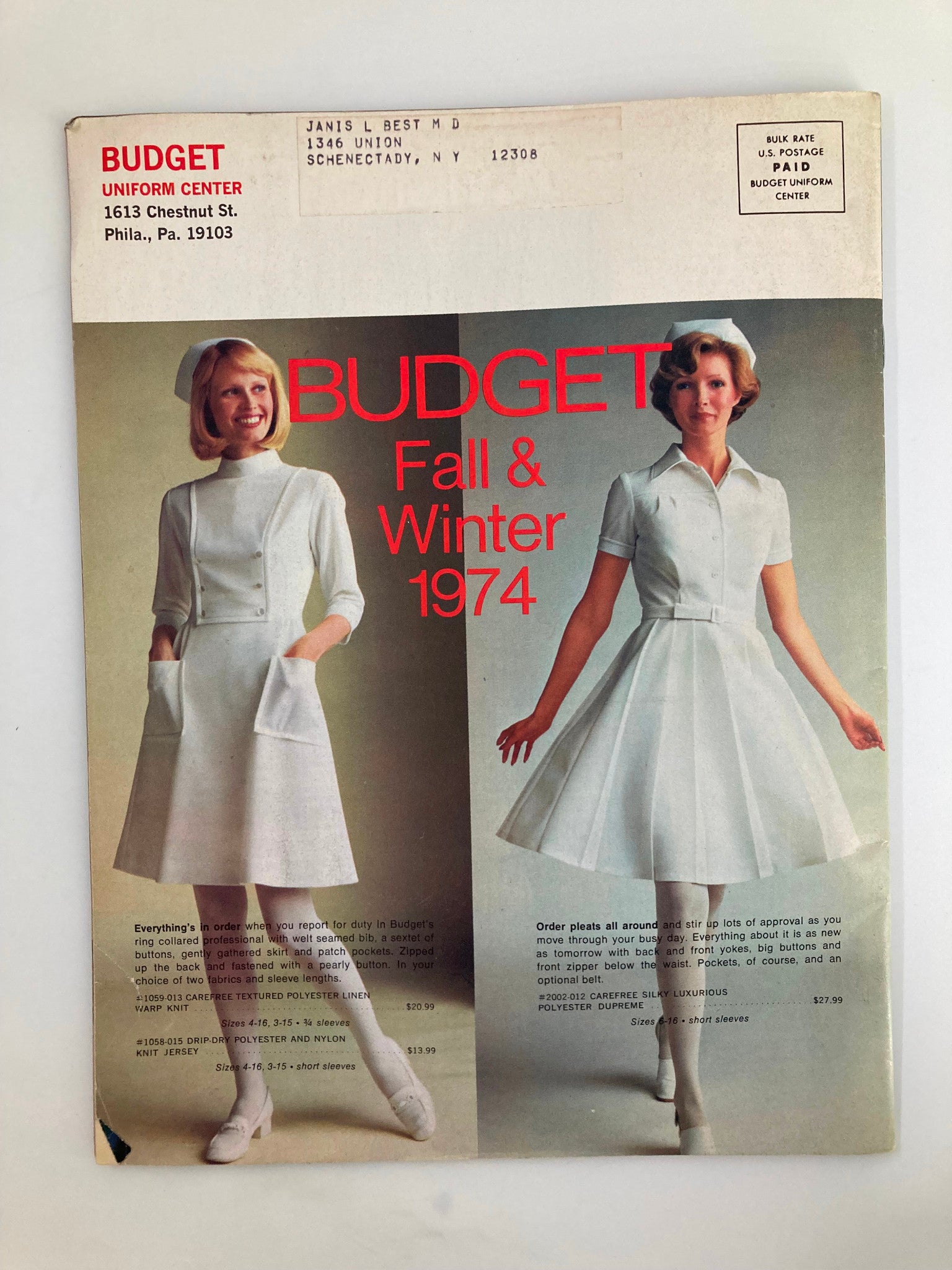 VTG Budget Uniform Center Catalog Collection of Uniforms, Shoes & Accessories