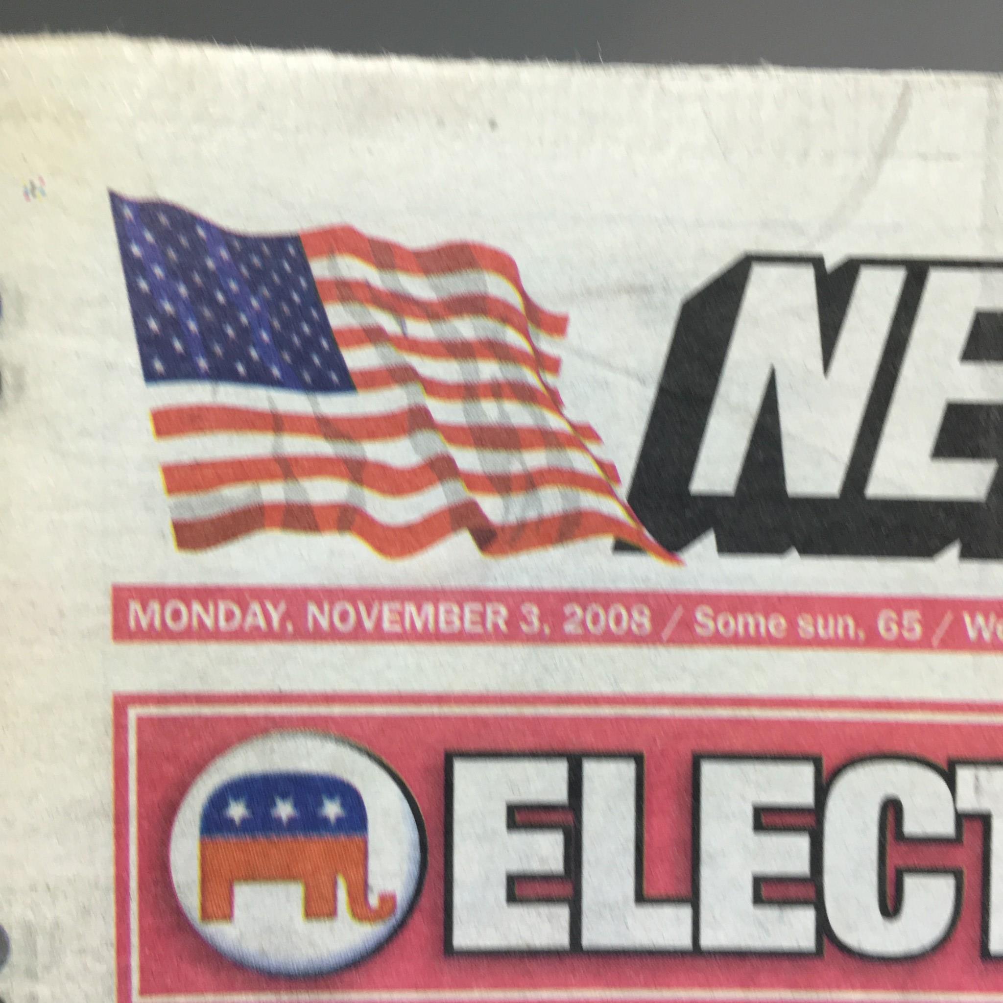 New York Post: Nov 3 2008 New Boss Polls Show Win as 0 Gets Bruce Boost