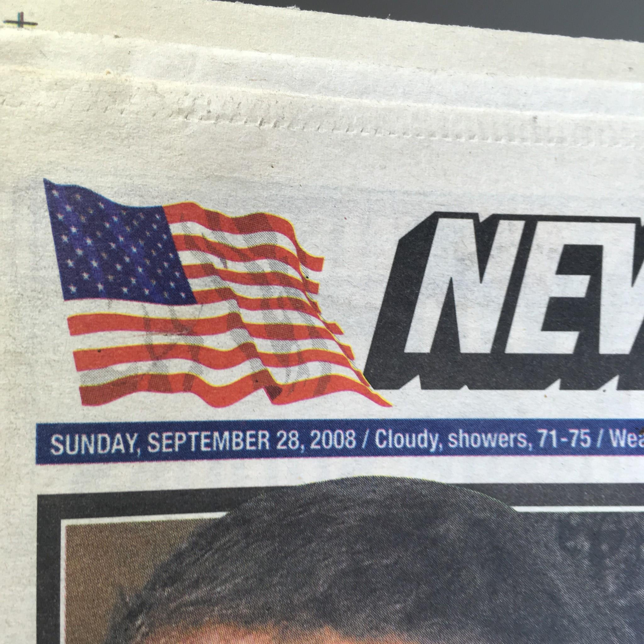 New York Post: Sept 28 2008 Jo' Gotta Believe!