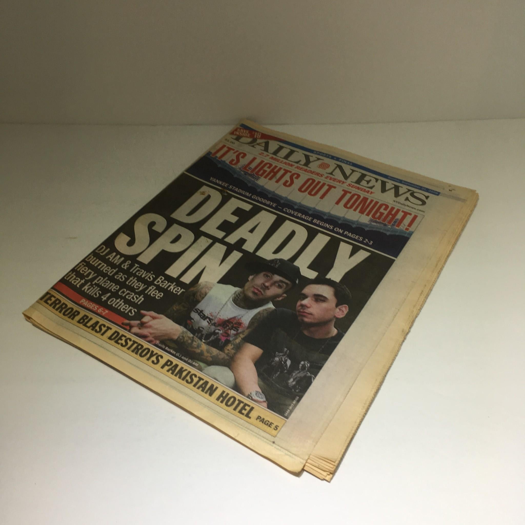 New York Daily News: Sept 21 2008 Deadly Spin