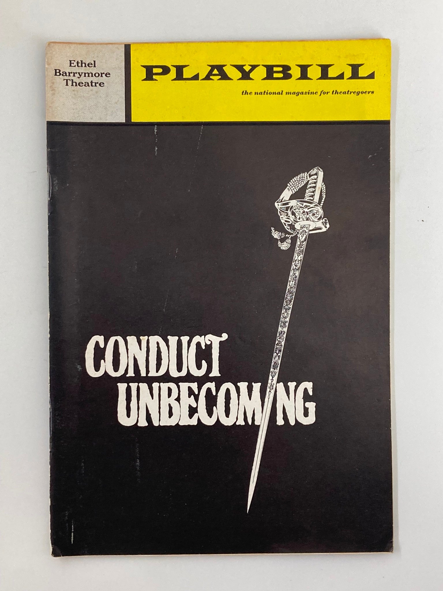 1970 Playbill Ethel Barrymore Theatre Elizabeth Shepherd in Conduct Unbecoming