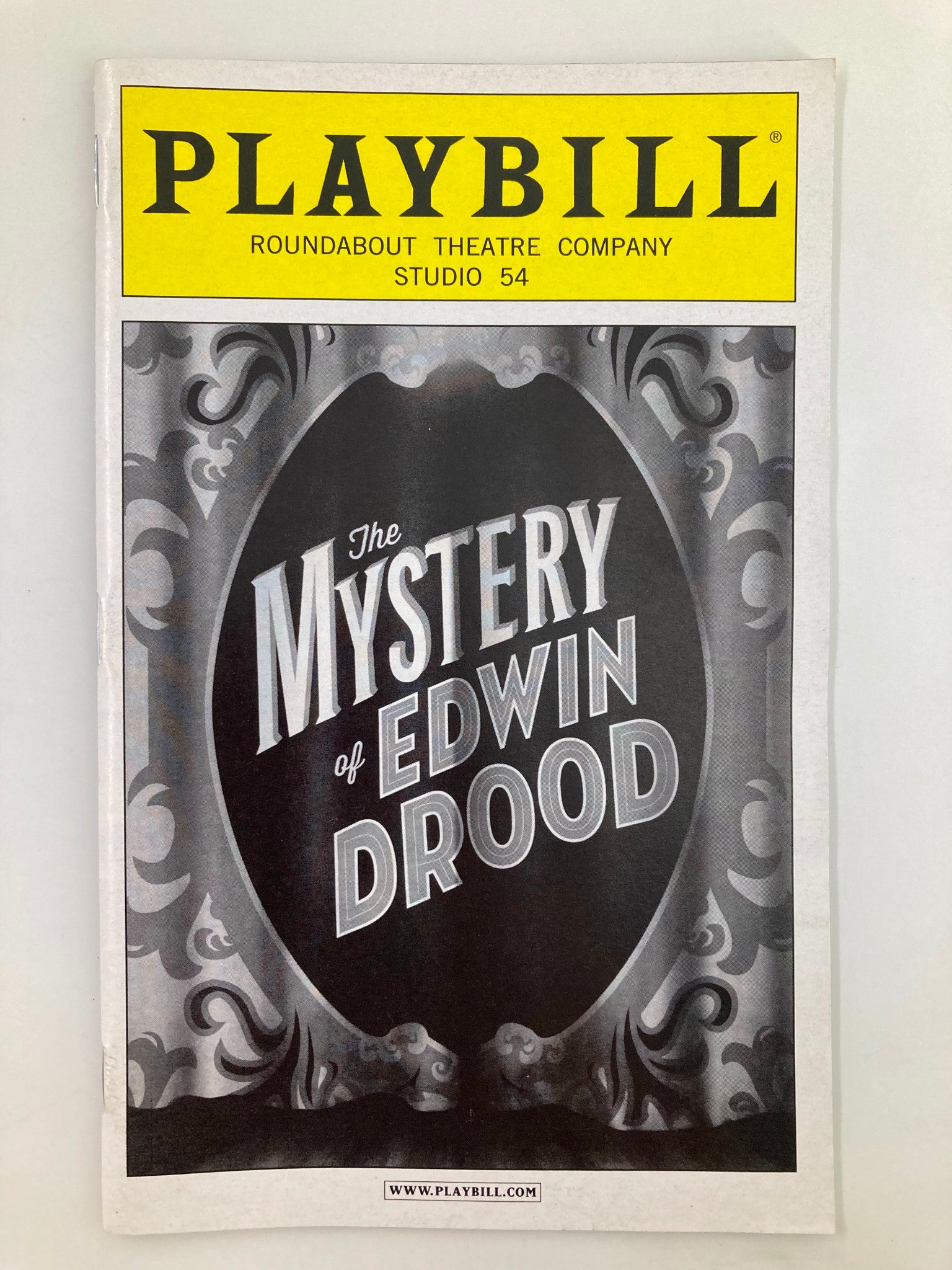 2012 Playbill Studio 54 Will Chase, Chita Rivera in The Mystery of Edwin Drood