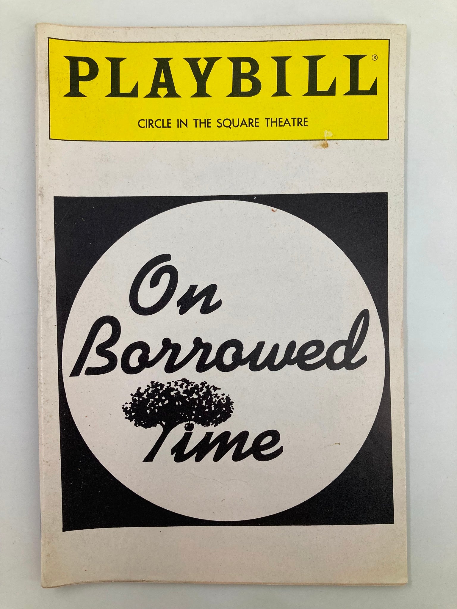 1992 Playbill Cirlce in the Square Theatre Conrad Bain in On Borrowed Time