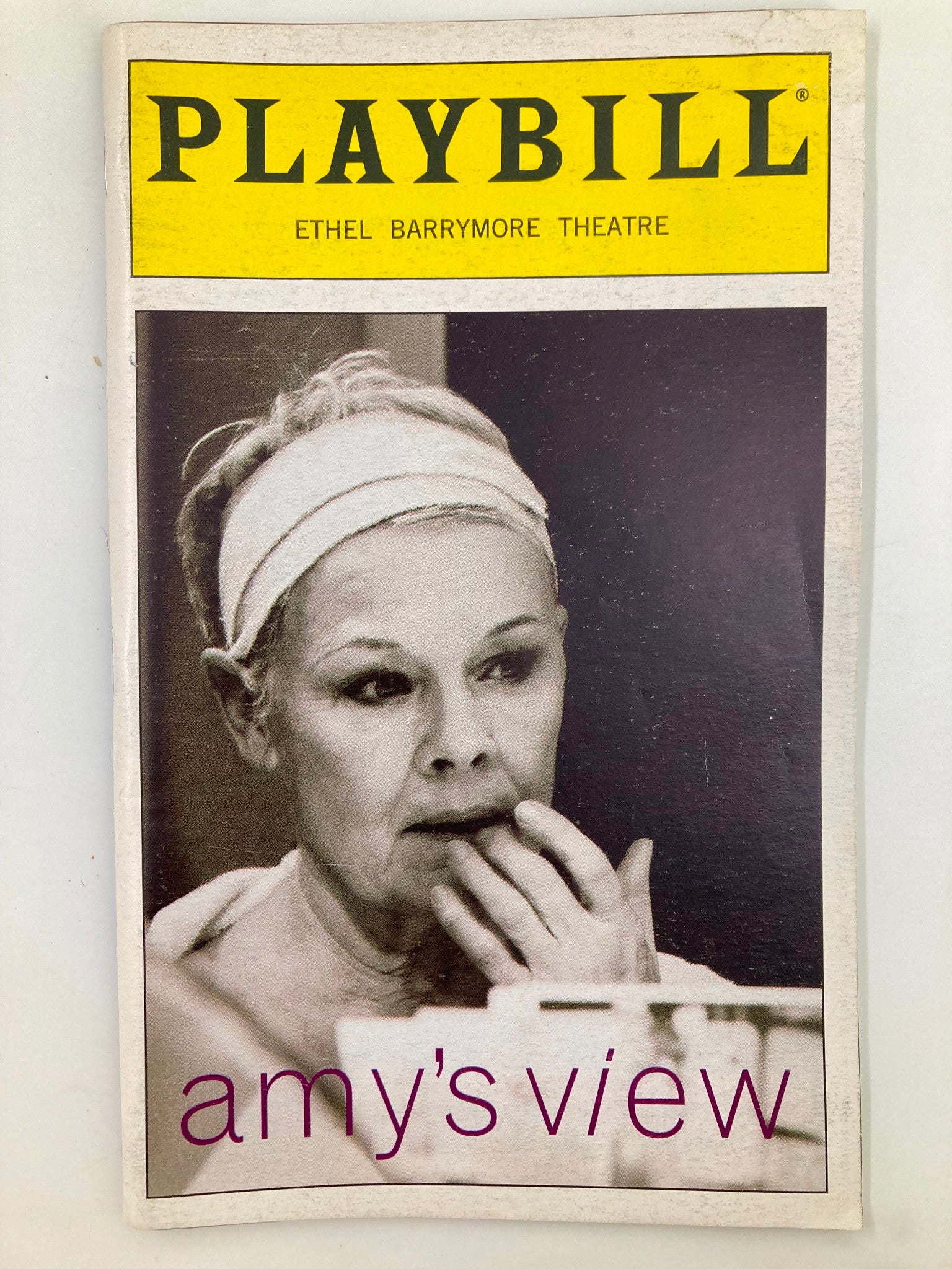 1999 Playbill Ethel Barrymore Theatre Samantha Bond in Judi Dench Amy's View