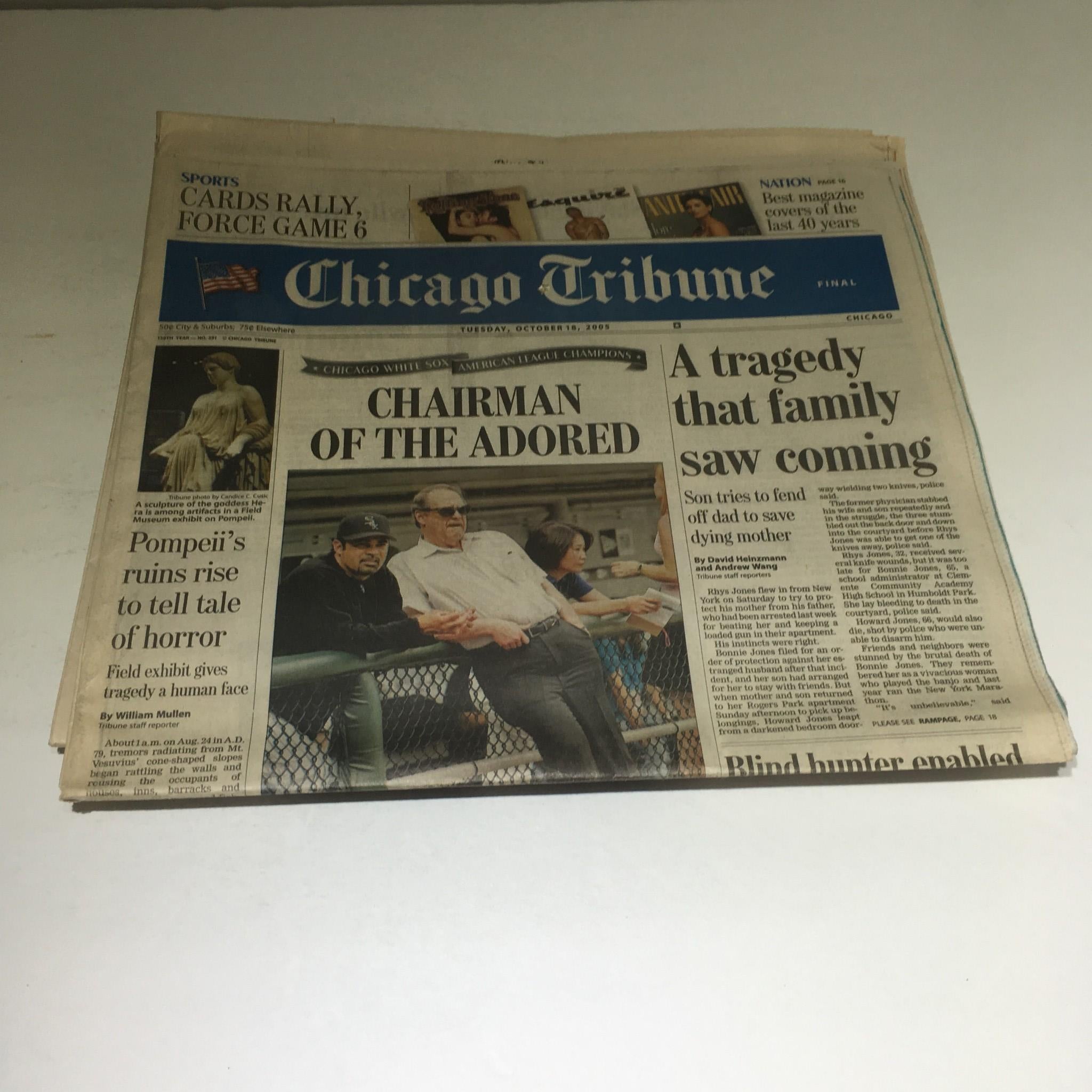 Chicago Tribune: Oct 18 2005 Chairman of the Adored