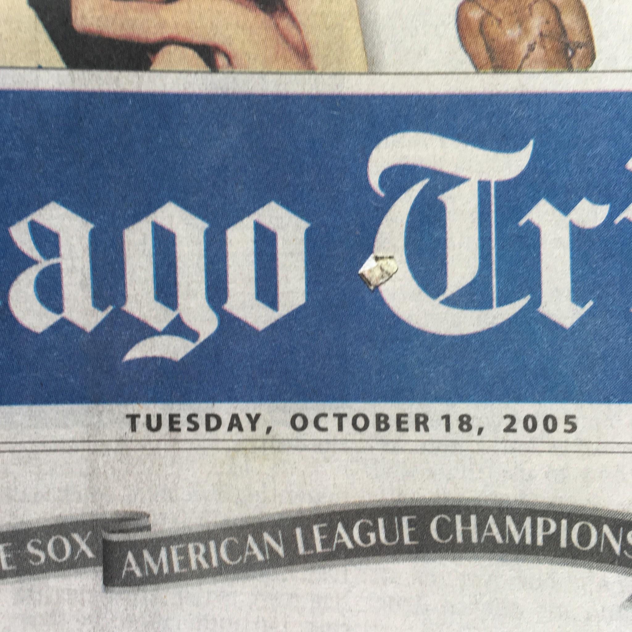 Chicago Tribune: Oct 18 2005 Chairman of the Adored