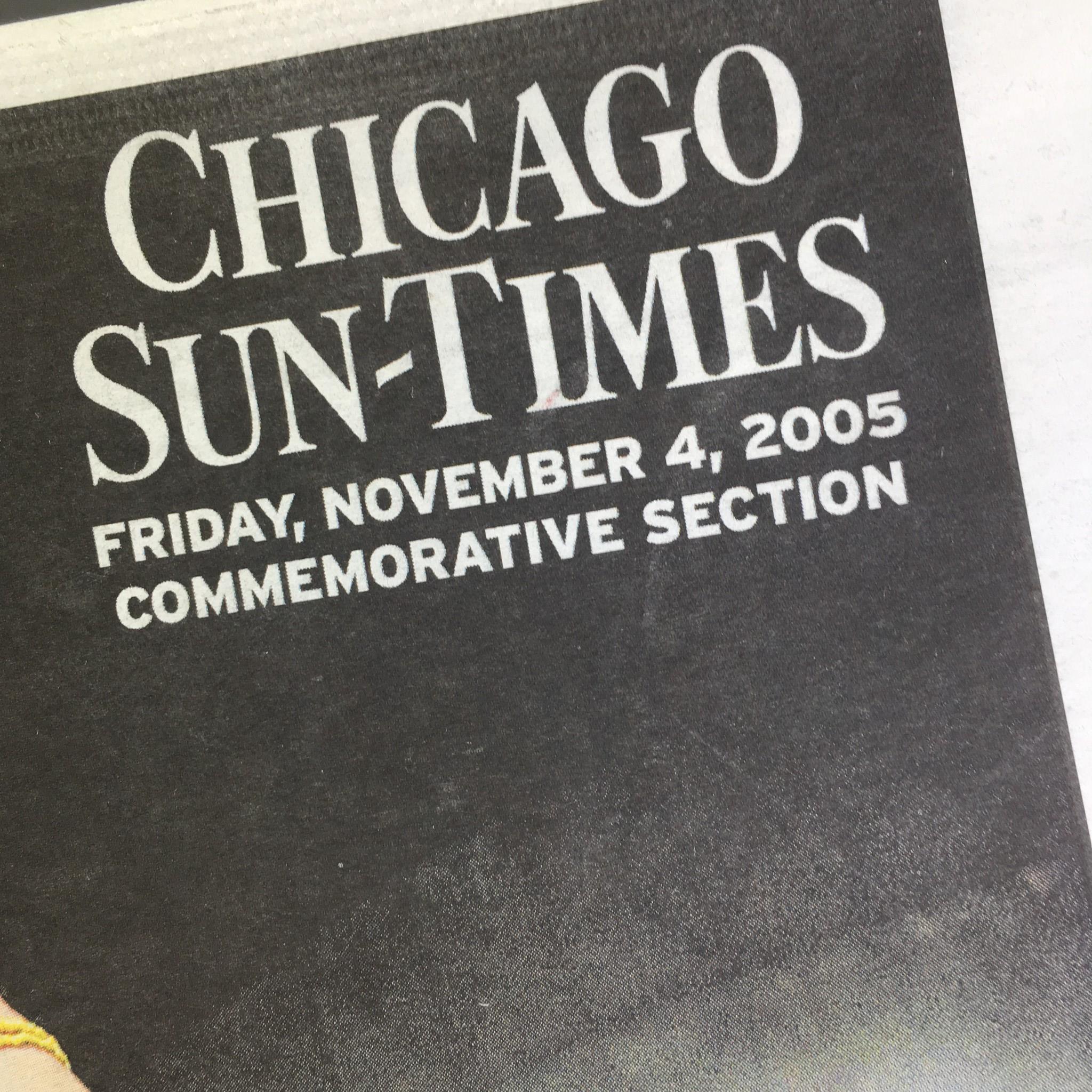 Chicago Sun-Times: Nov 4 2005 White Sox World Series Champion