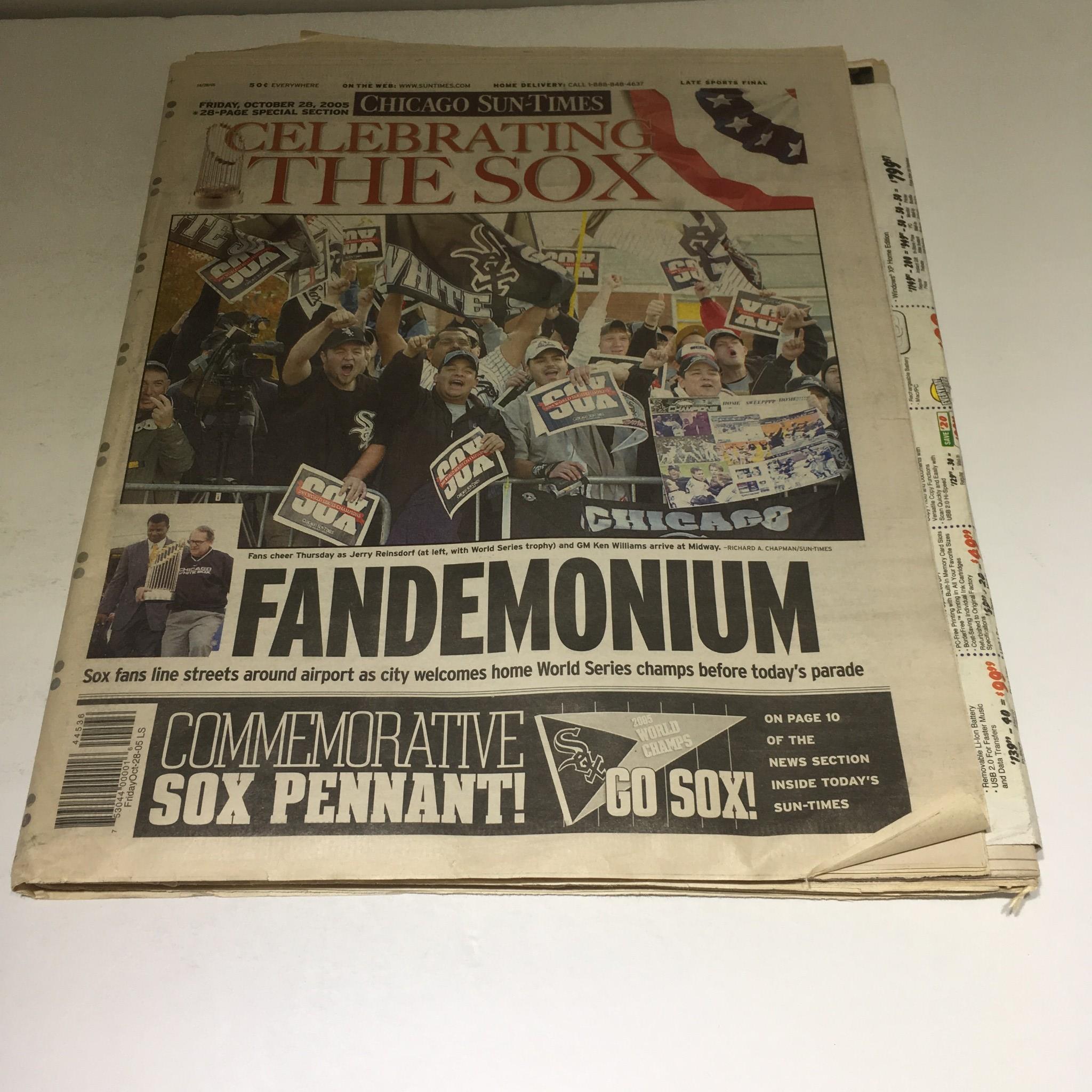 Chicago Sun-Times: Oct 28 2005 Celebrating the Sox, Famdemonium