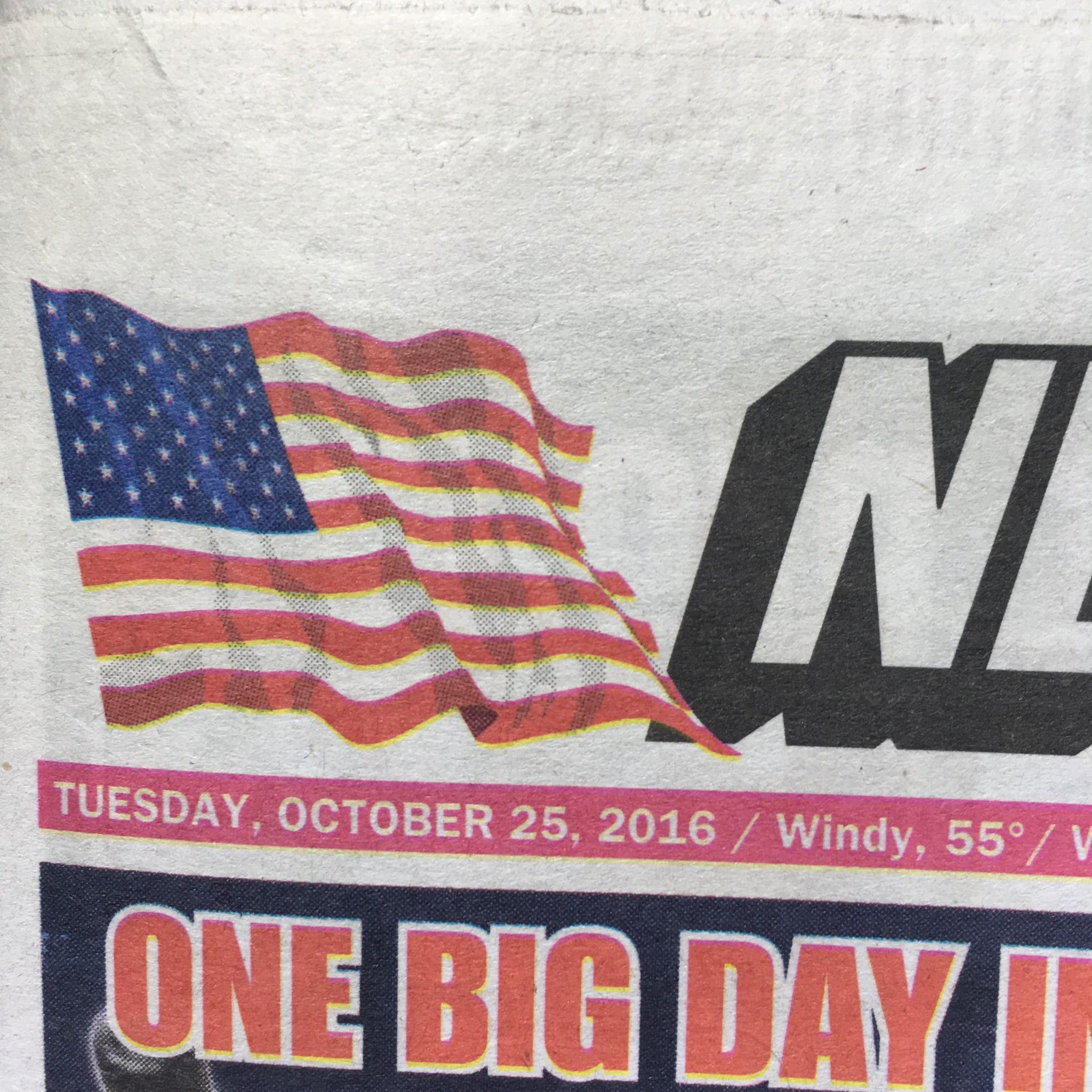 NY Post: 10/25/16 O'Care Flatlines, Death Spiral Fear As rates Skyrocket