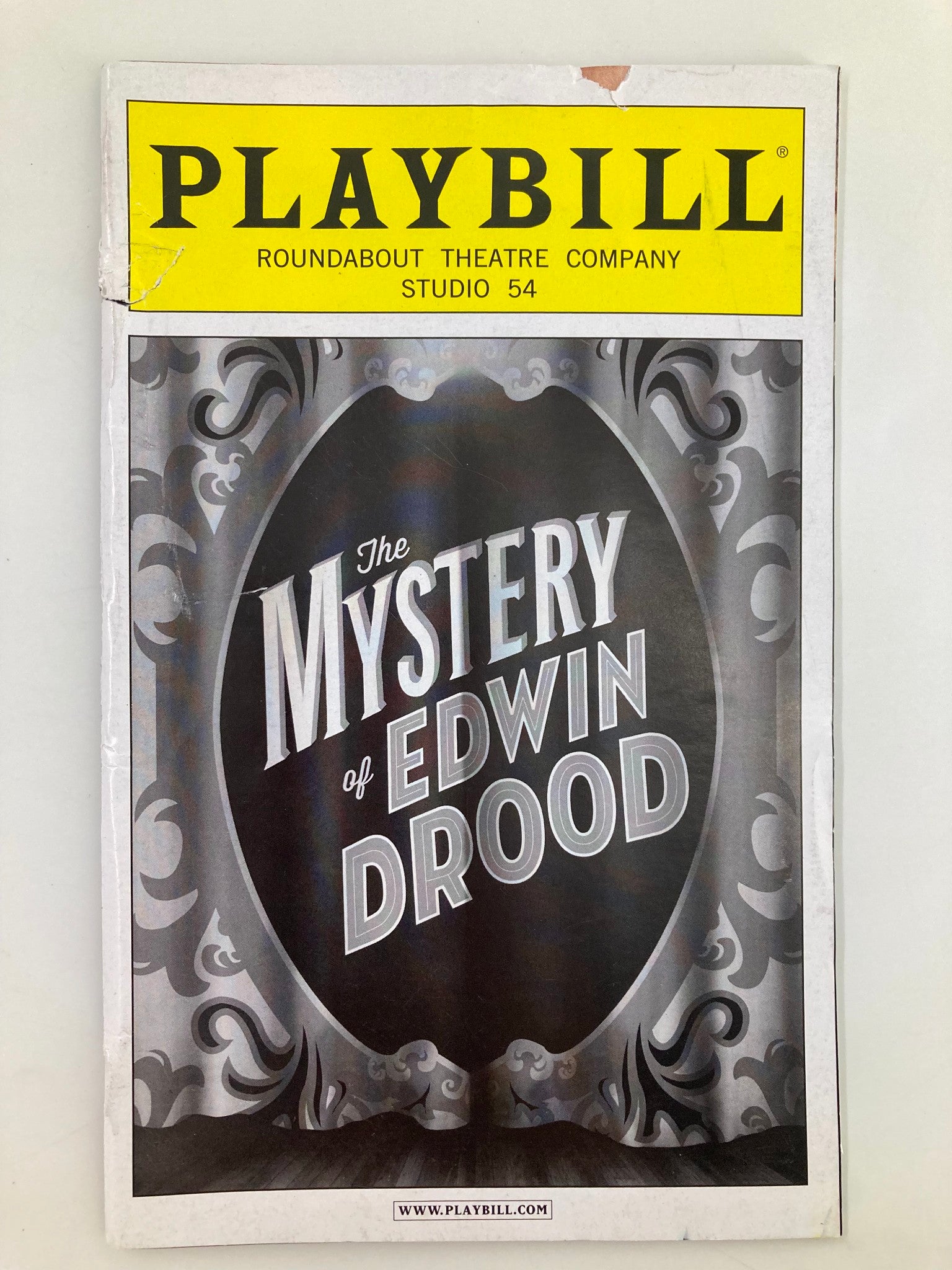 2012 Playbill Studio 54 The Mystery of Edwin Drood Andy Karl, Jessie Mueller