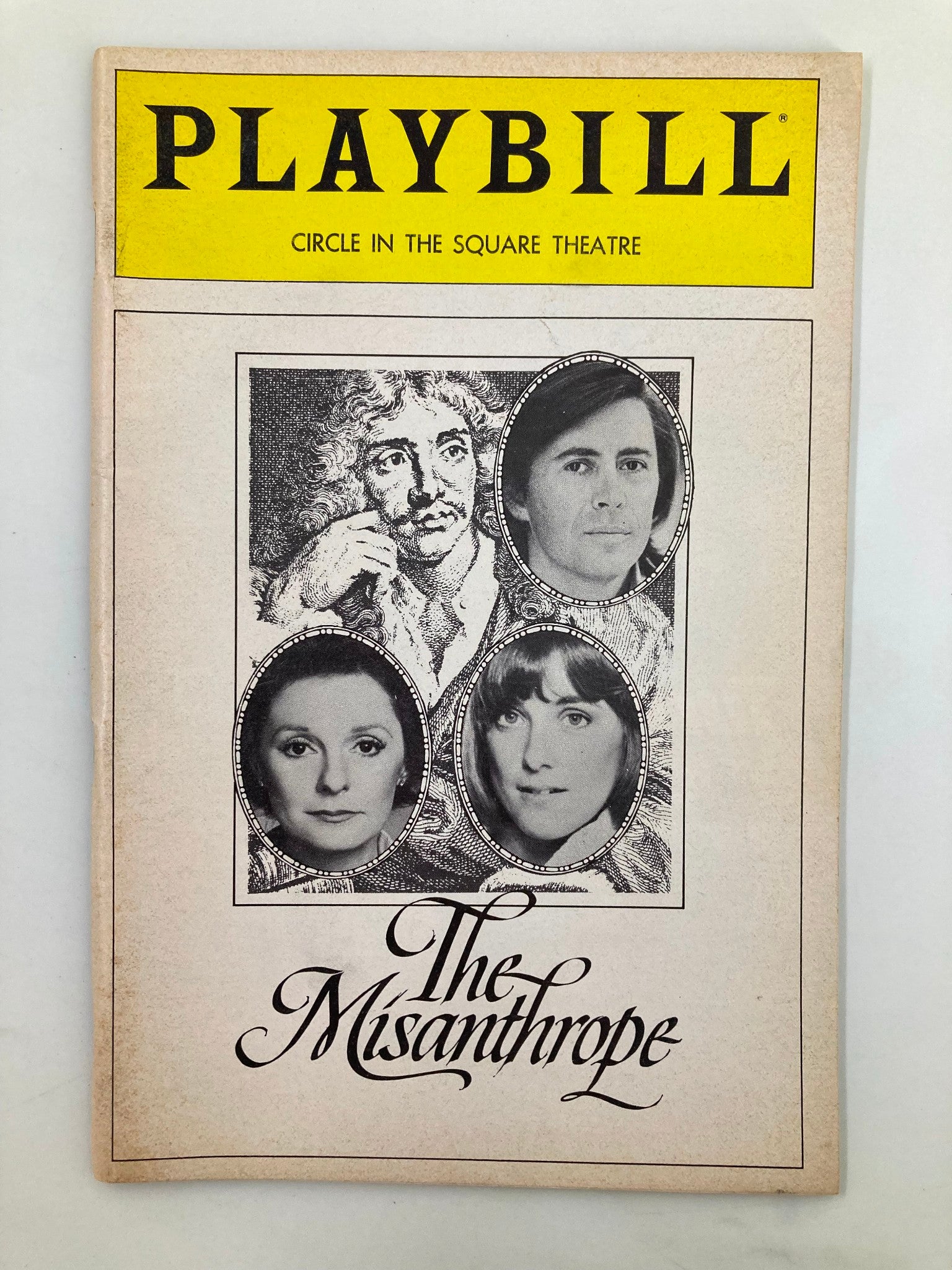 1983 Playbill Circle in the Square The Misanthrope Brian Bedford, Carole Shelley