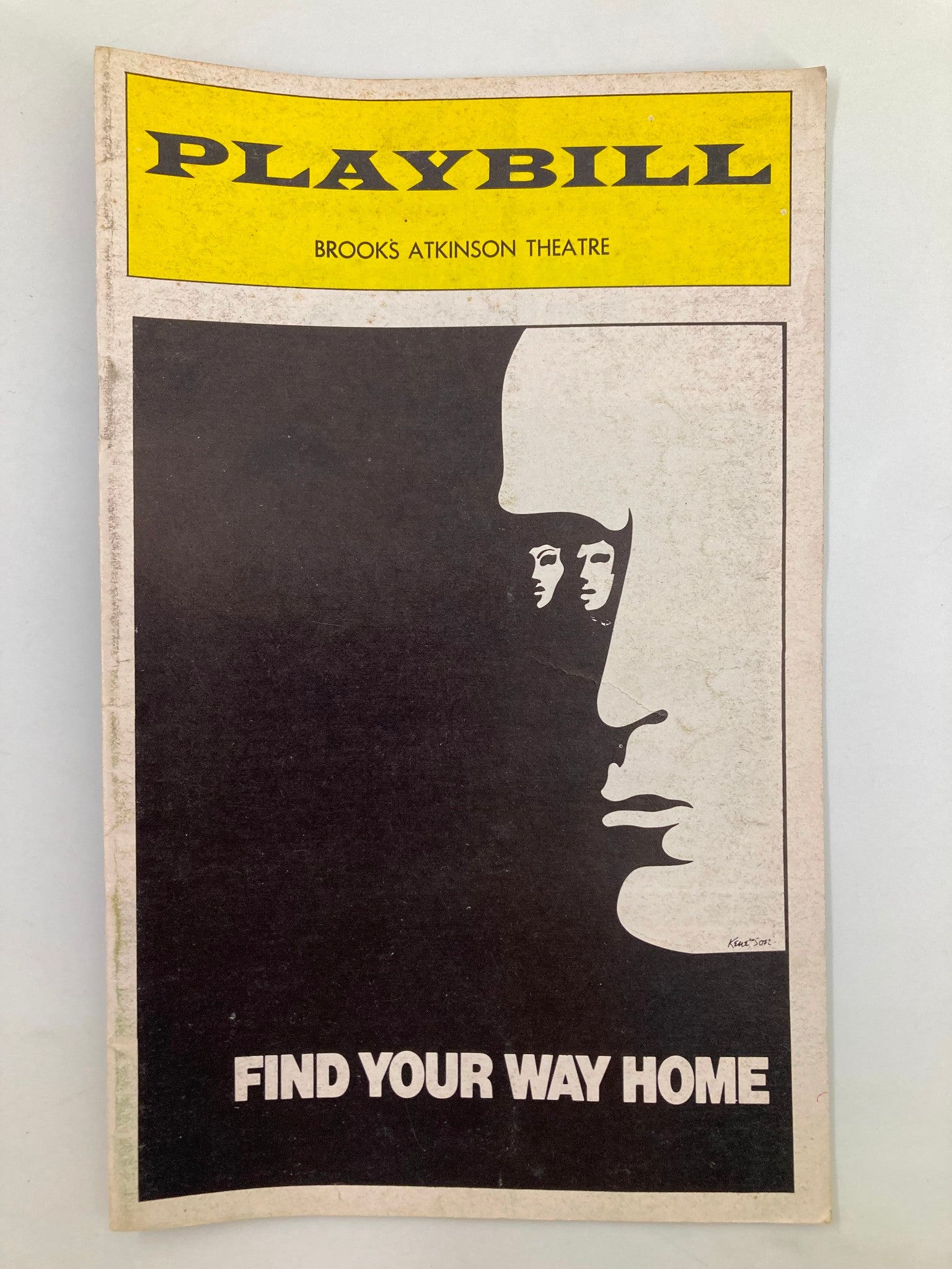 1974 Playbill Brooks Atkinson Theatre Find Your Way Home Jane Alexander