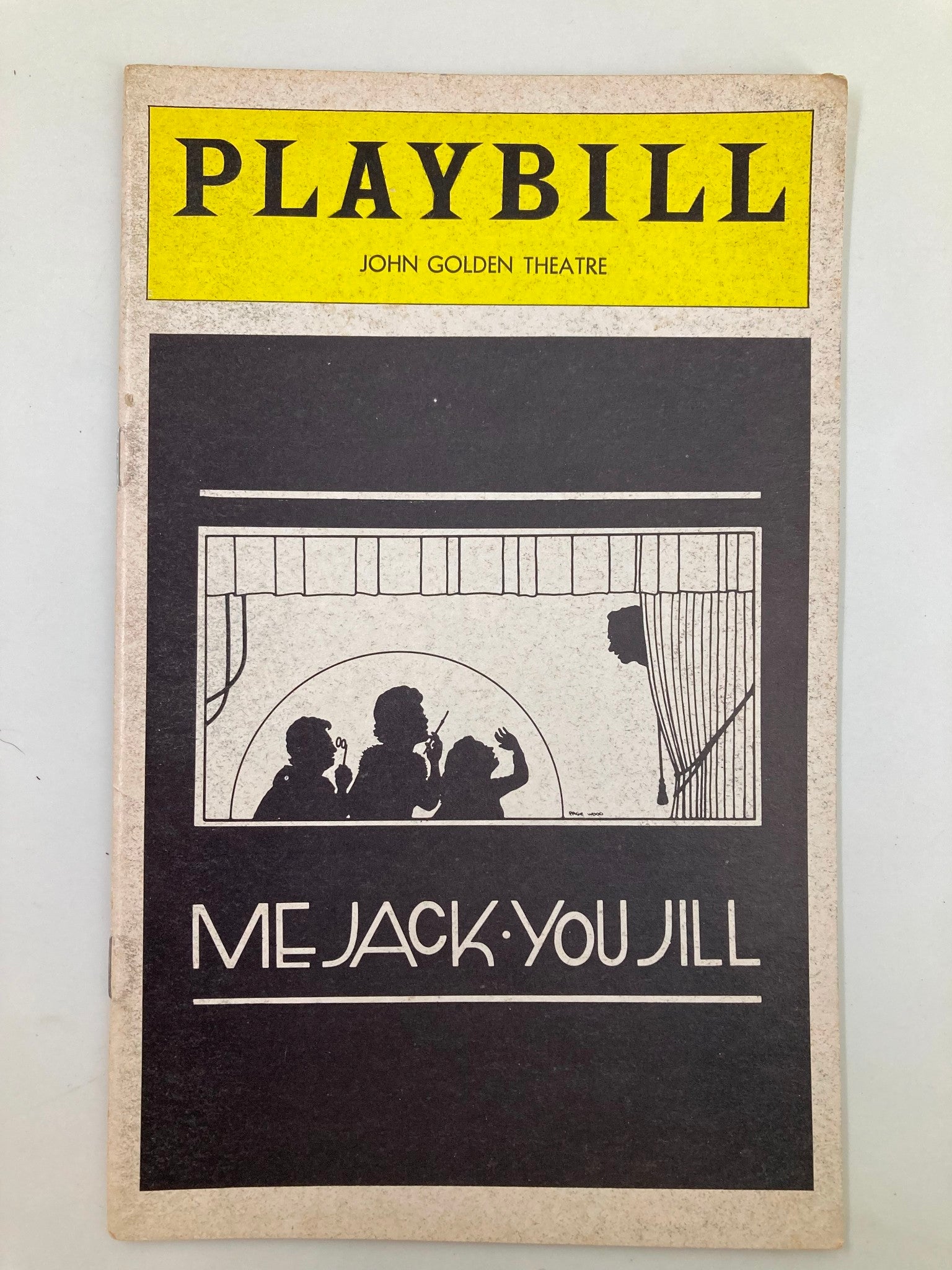 1976 Playbill John Golden Theatre Me Jack, You Jill Sylvia Sidney, Lisa Kirk