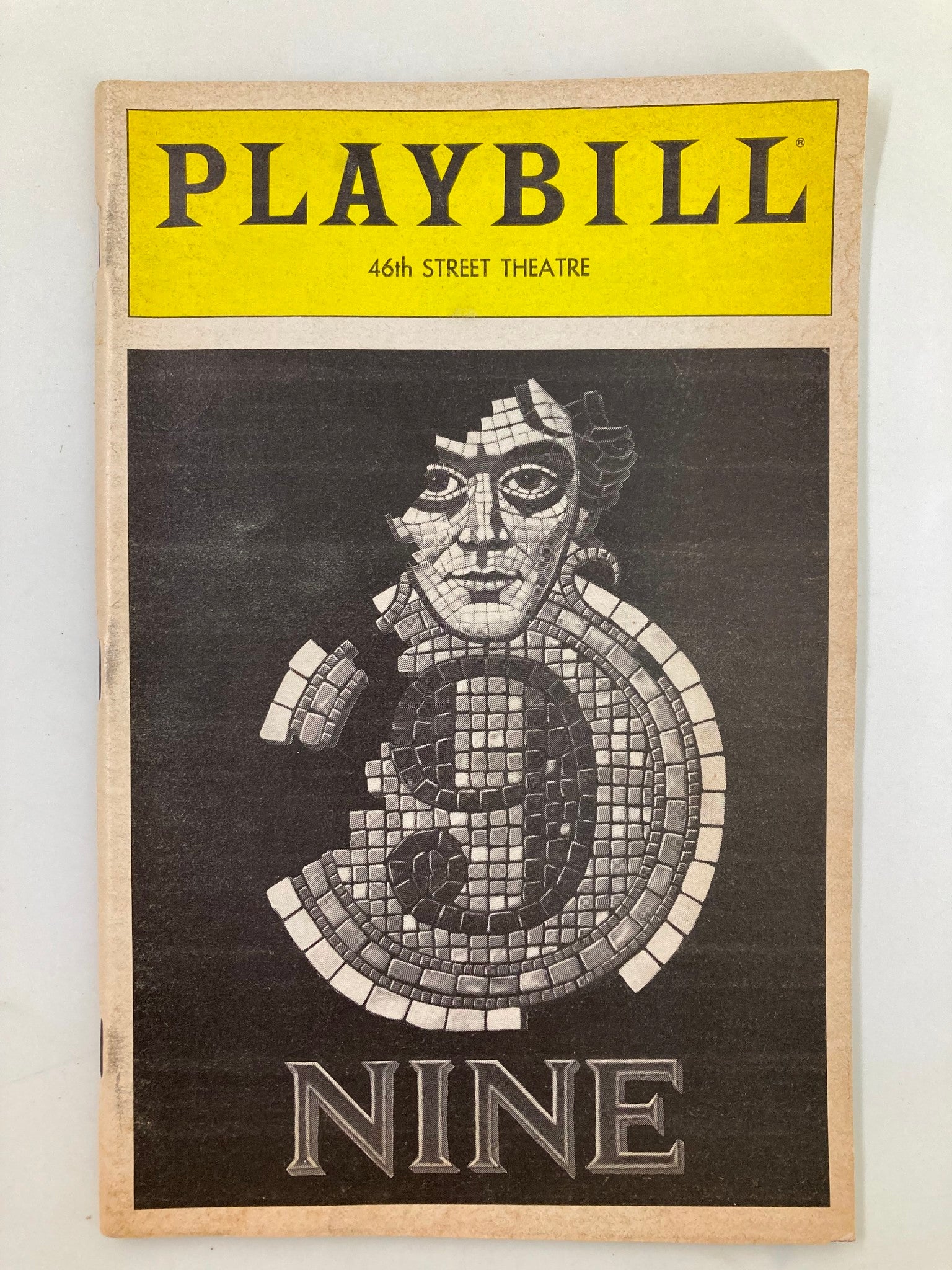 1983 Playbill 46th Street Theatre Nine The Musical Raul Julia and Kim Criswell