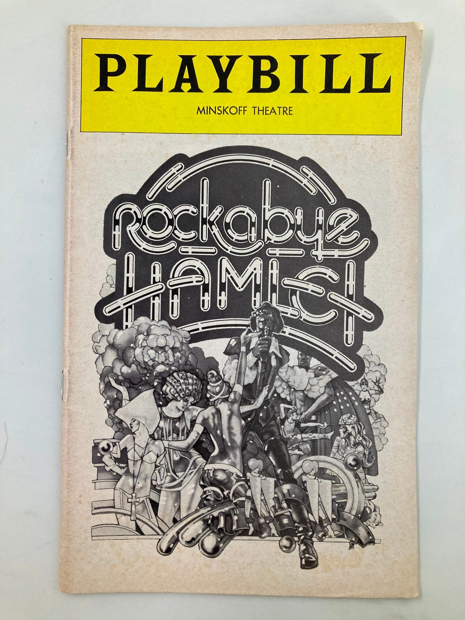 1976 Playbill Minskoff Theatre Rockabye Hamlet Larry Marshall, Alan Weeks