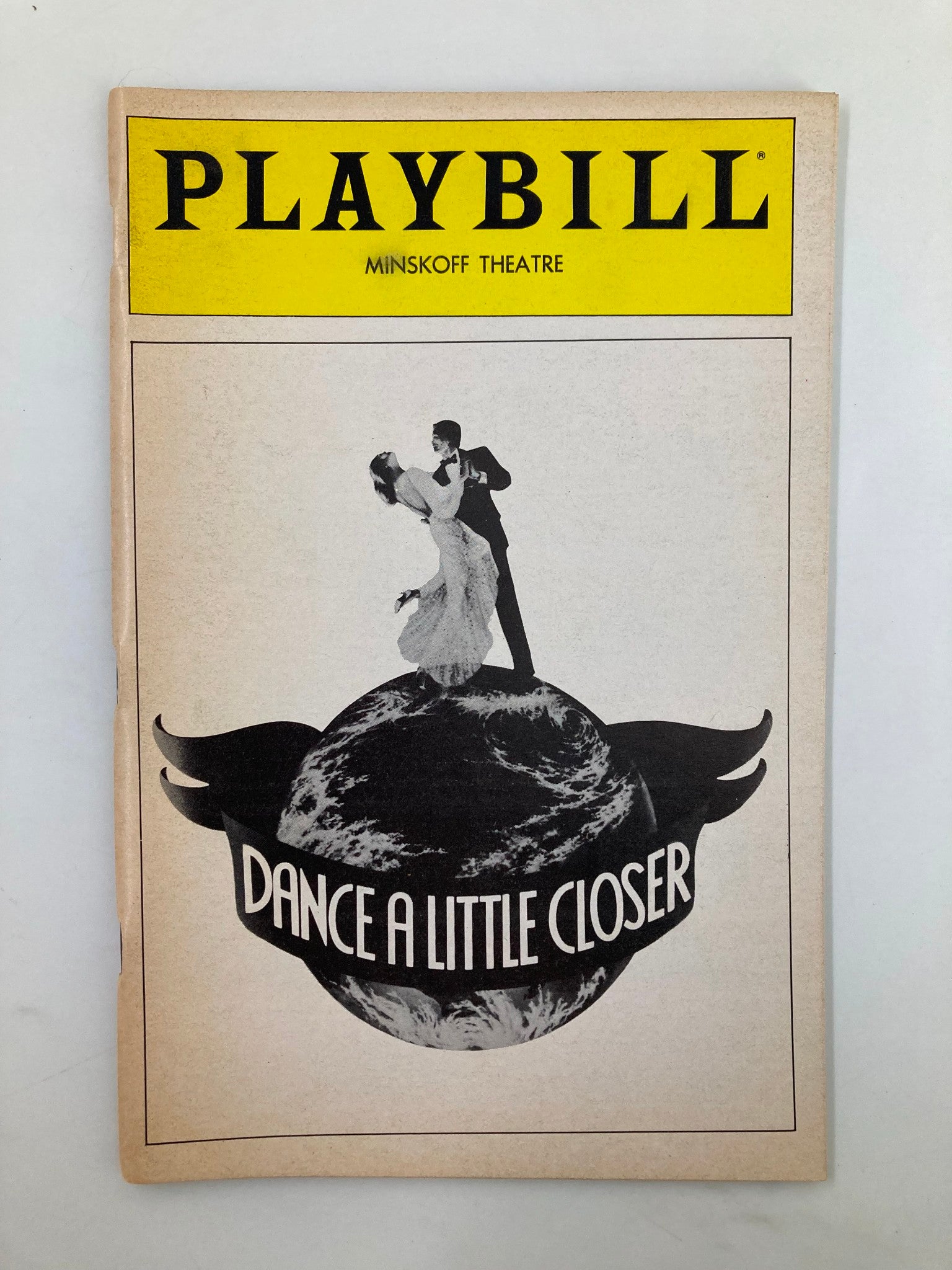 1983 Playbill Minskoff Theatre Dance A Little Closer Len Cariou, Liz Robertson