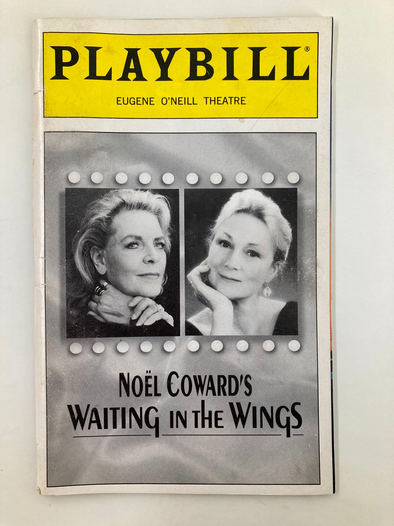 2000 Playbill Eugene O'Neill Theatre Waiting in the Wings Lauren Bacall