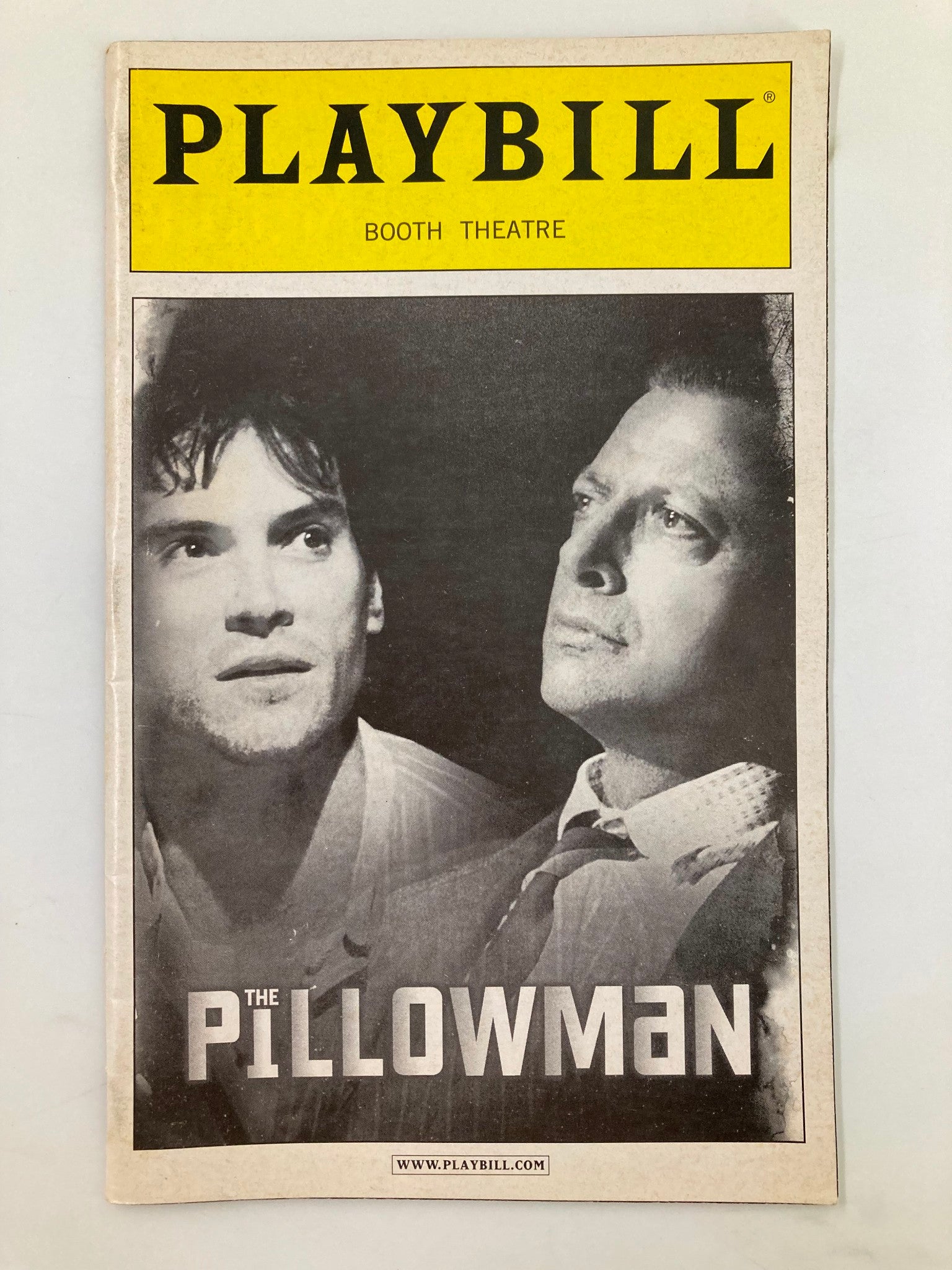 2005 Playbill Booth Theatre The Pillowman Billy Crudup and Jeff Goldblum