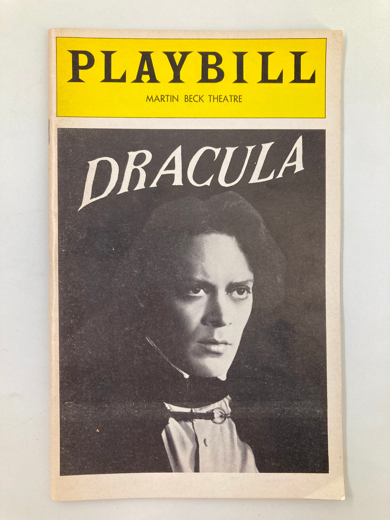 1979 Playbill Martin Beck Theatre Dracula Raul Julia and Alan Coates