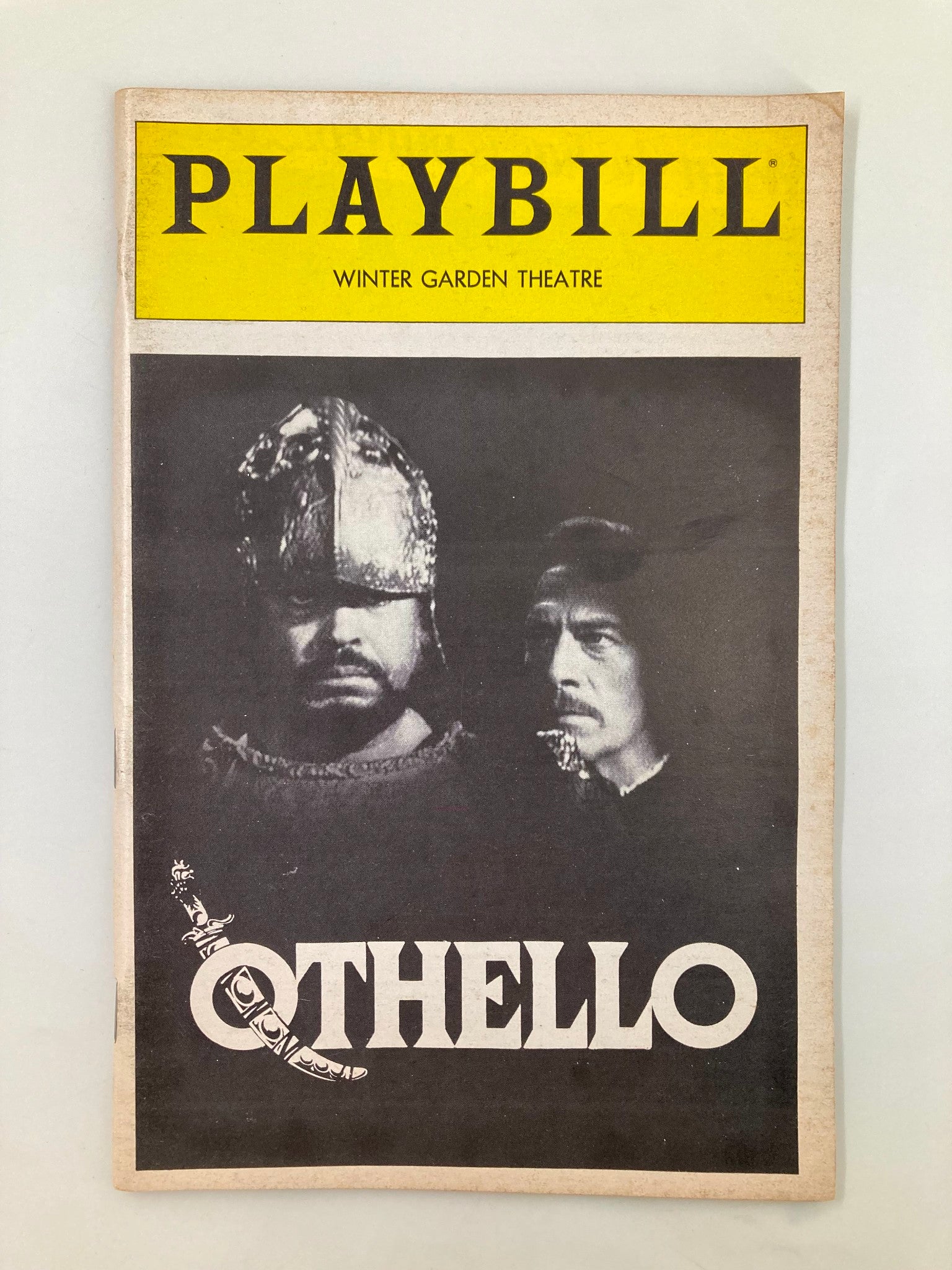 1982 Playbill Winter Garden Othello James Earl Jones and Christopher Plummer