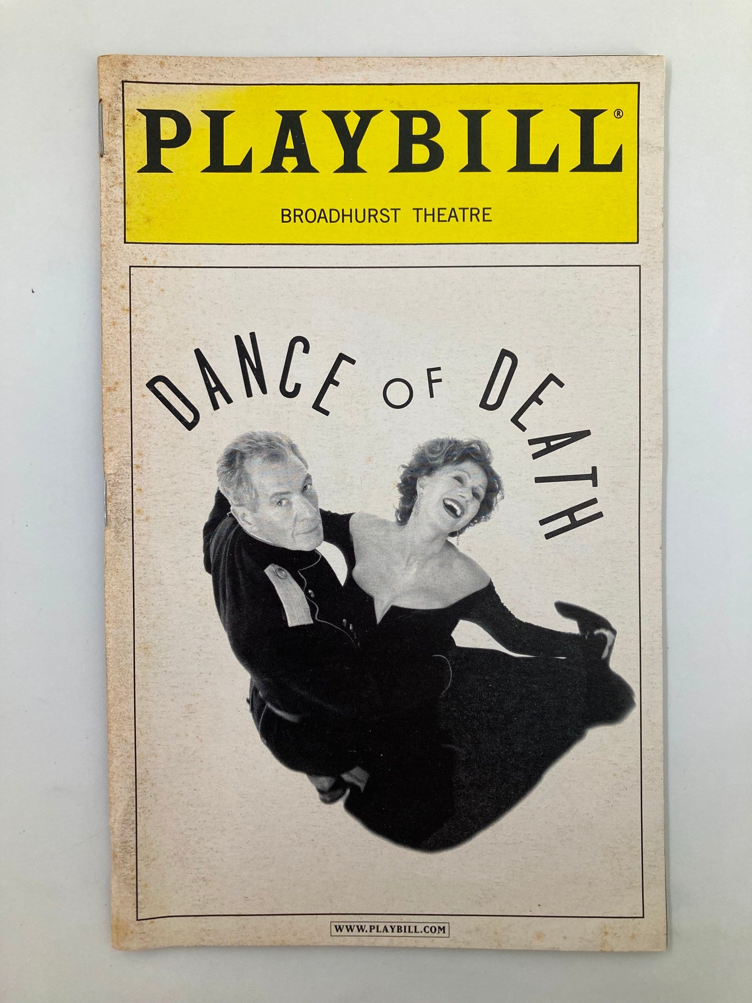 2001 Playbill Broadhurst Theatre Dance of Death Ian McKellen, Helen Mirren