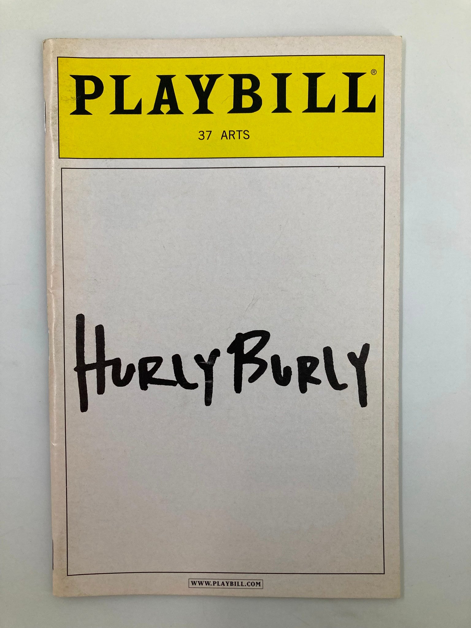 2005 Playbill 37 Arts Bobby Cannavale, Josh Hamilton, Ethan Hawke in Hurly Burly