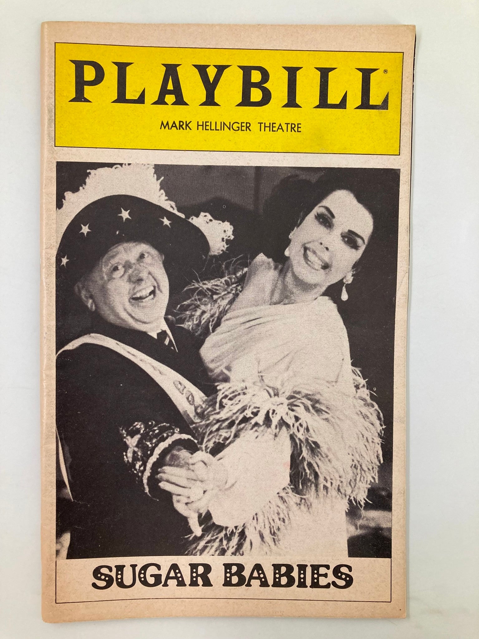 1981 Playbill Mark Hellinger Theatre Mickey Rooney, Ann Miller in Sugar Babies