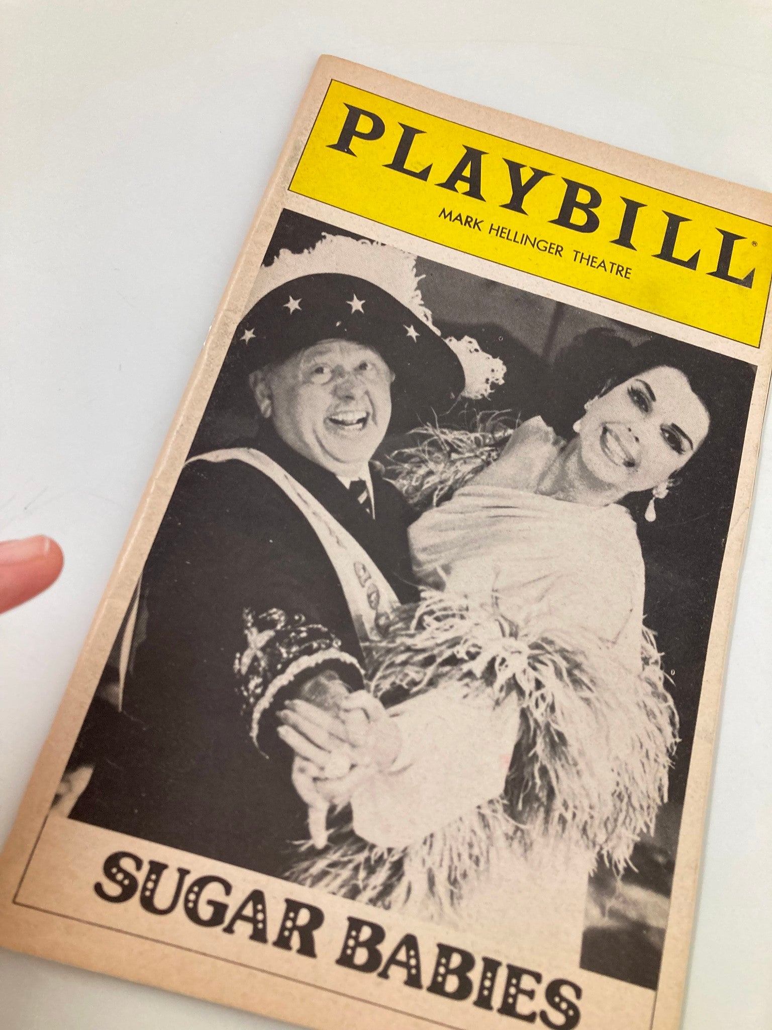 1981 Playbill Mark Hellinger Theatre Mickey Rooney, Ann Miller in Sugar Babies